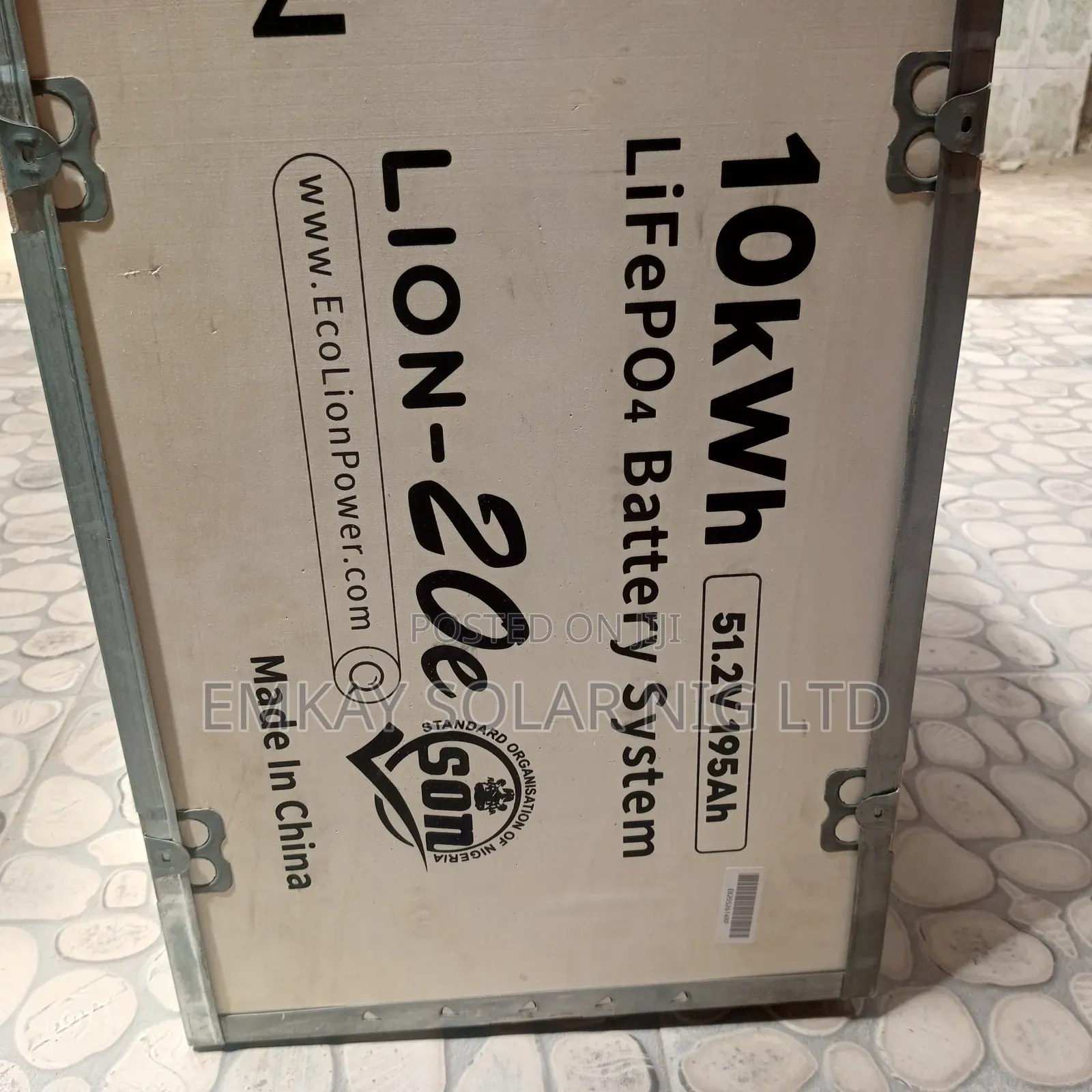ECOLION 10kwh Lithium Battery