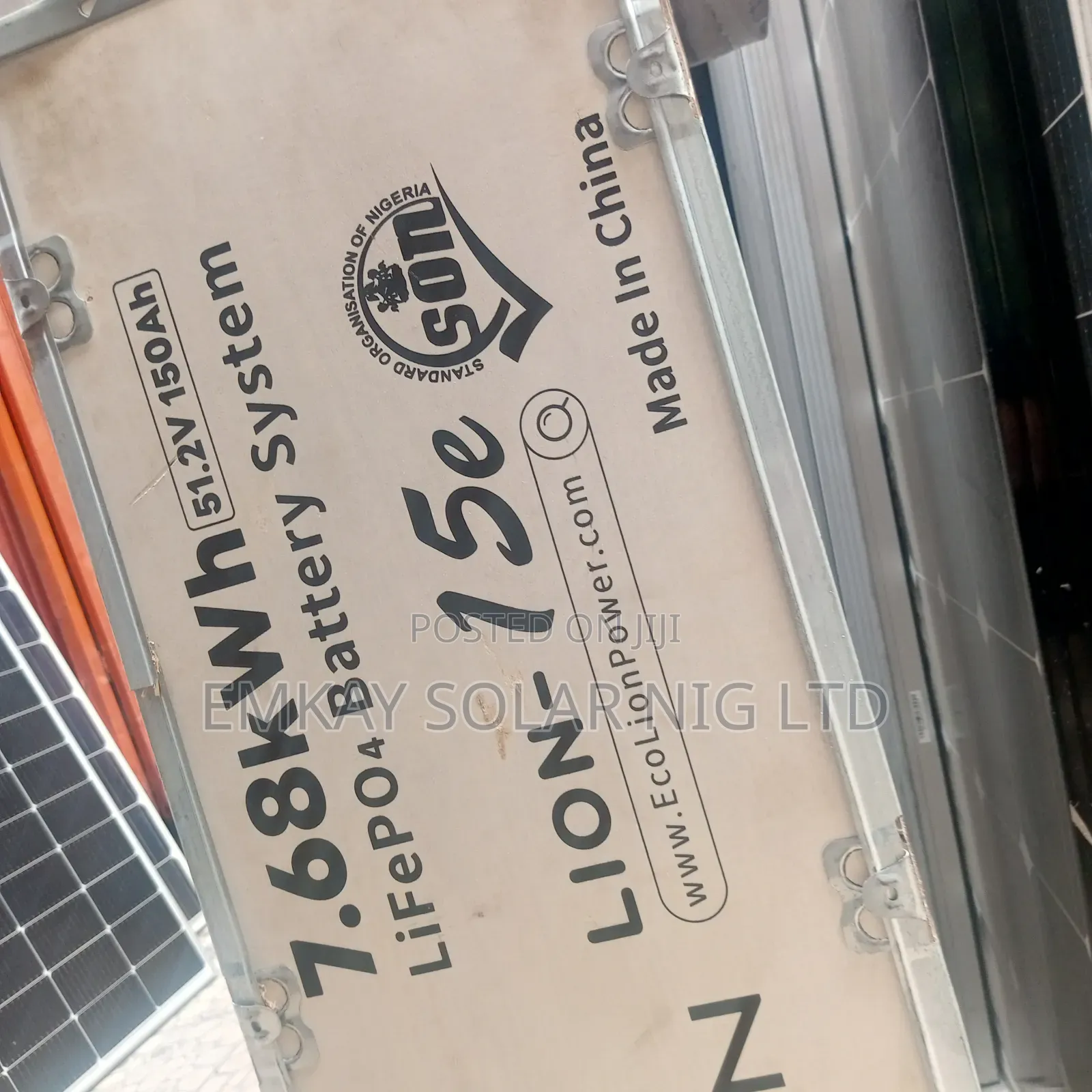 ECOLION 7.68kwh Lithium Battery