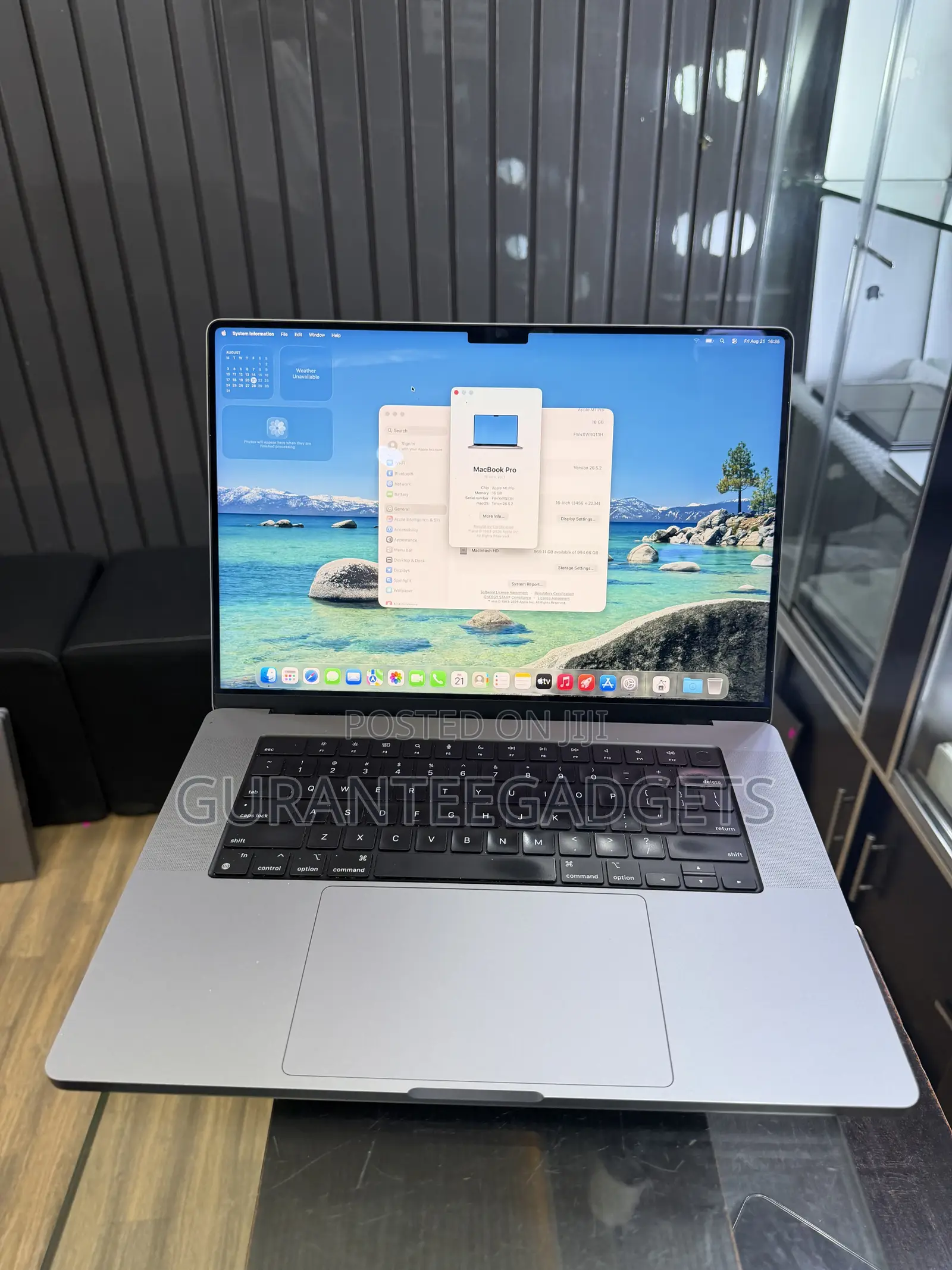 Laptop Apple MacBook Pro 2021 M1 16GB Apple M1 Pro SSD 1T