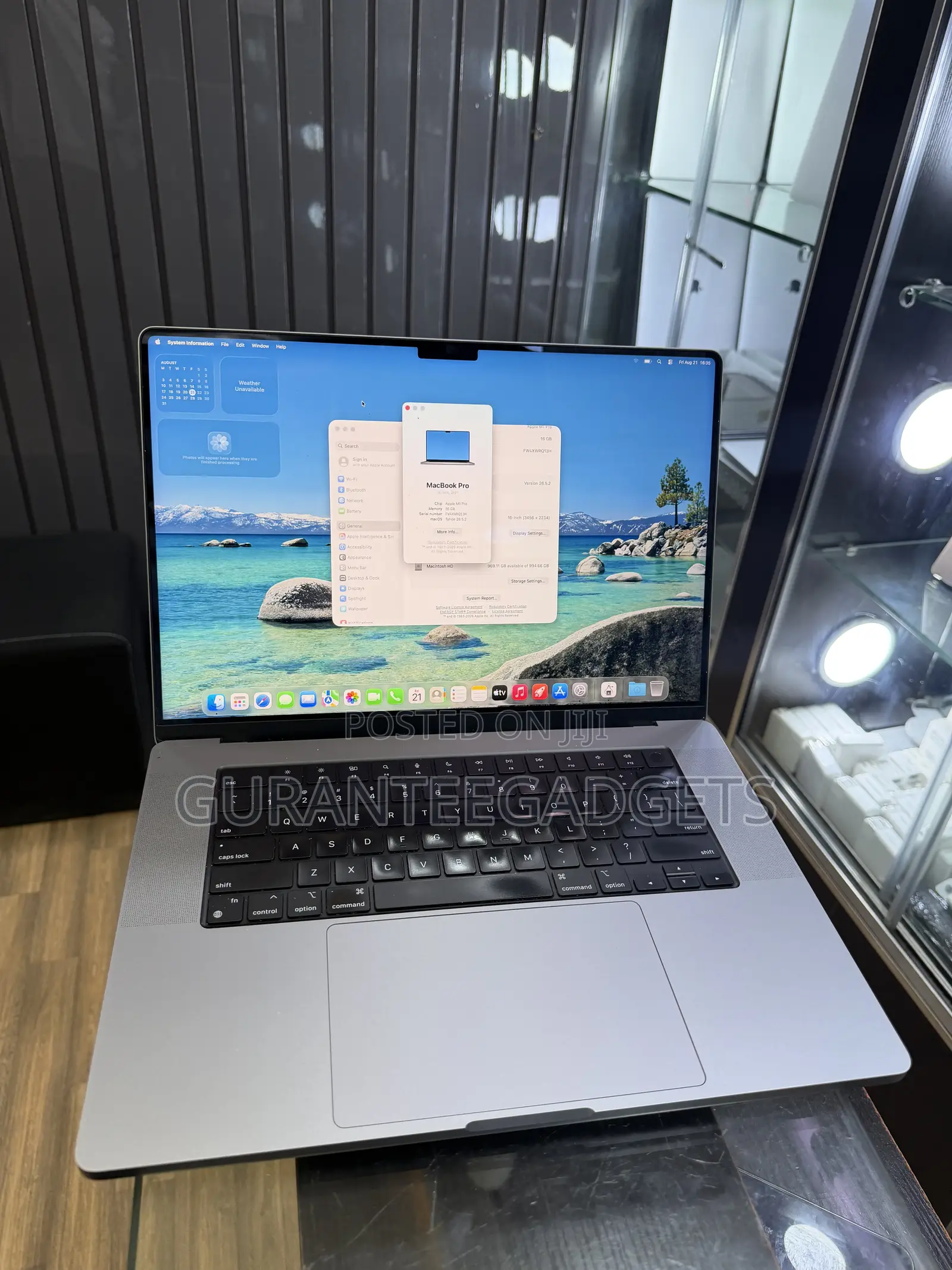 Laptop Apple MacBook Pro 2021 M1 16GB Apple M1 Pro SSD 1T