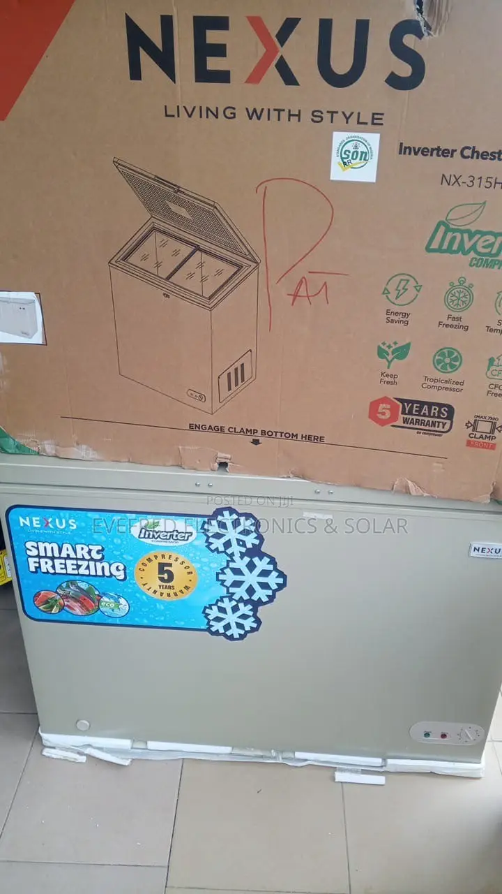 Brand New Nexus 315 Inverter Chest Freezer -265 Liters
