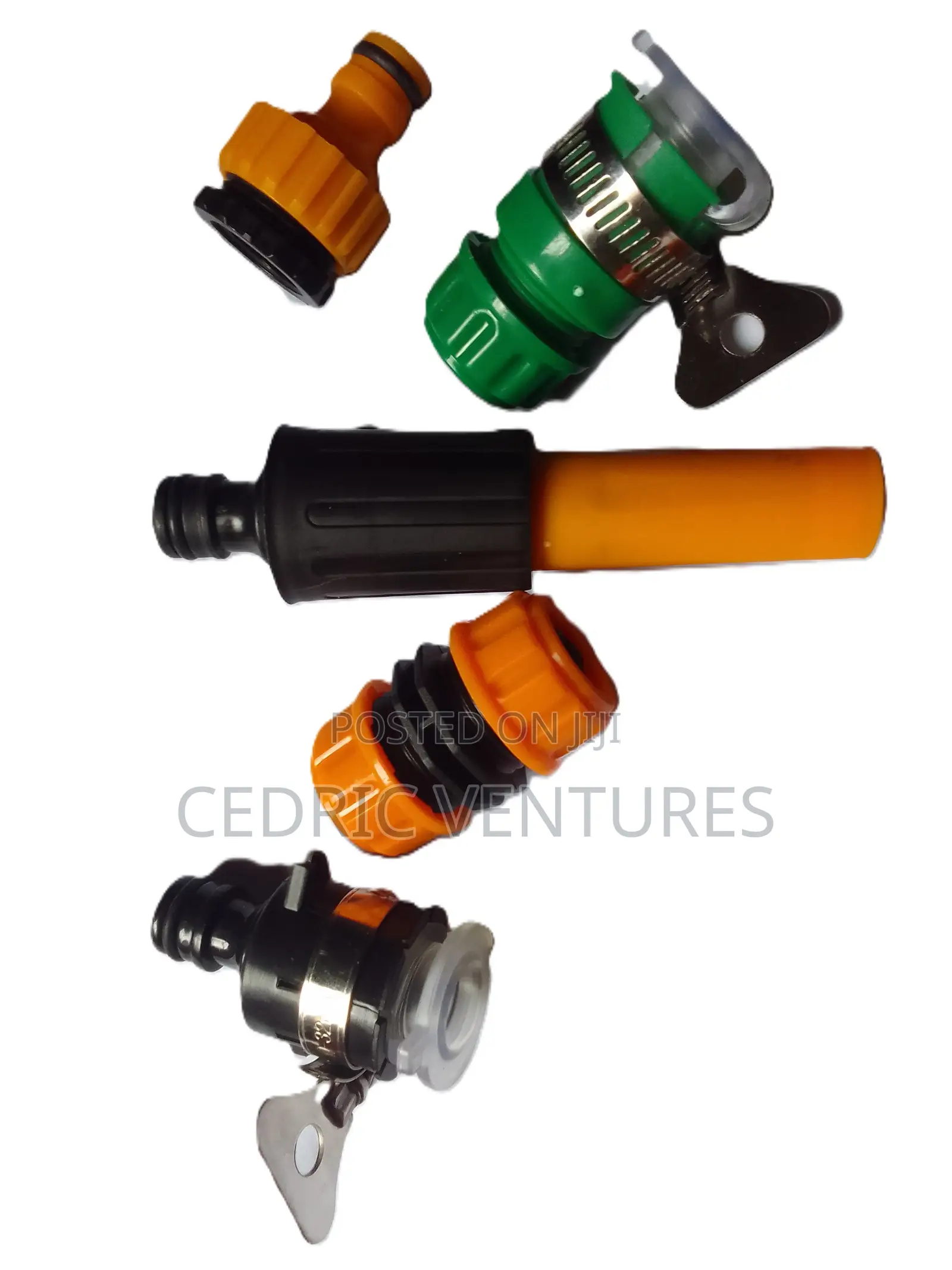 Hose Nozzle 1/2'' Repair Joint and Water Stop Connector 5pcs