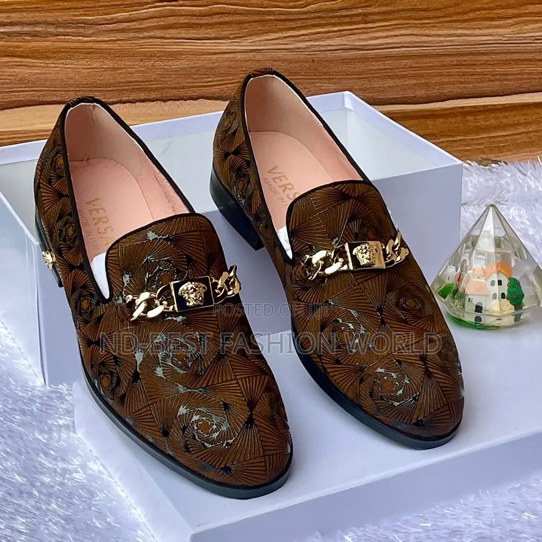 Black Leather Louis Vuitton Shoe