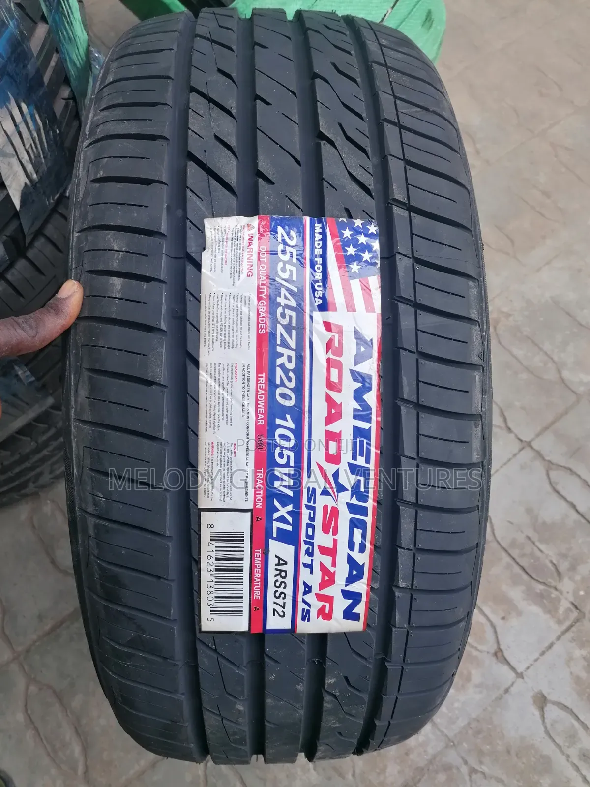 255/45r20 American Roadstar/ Made in Thailand