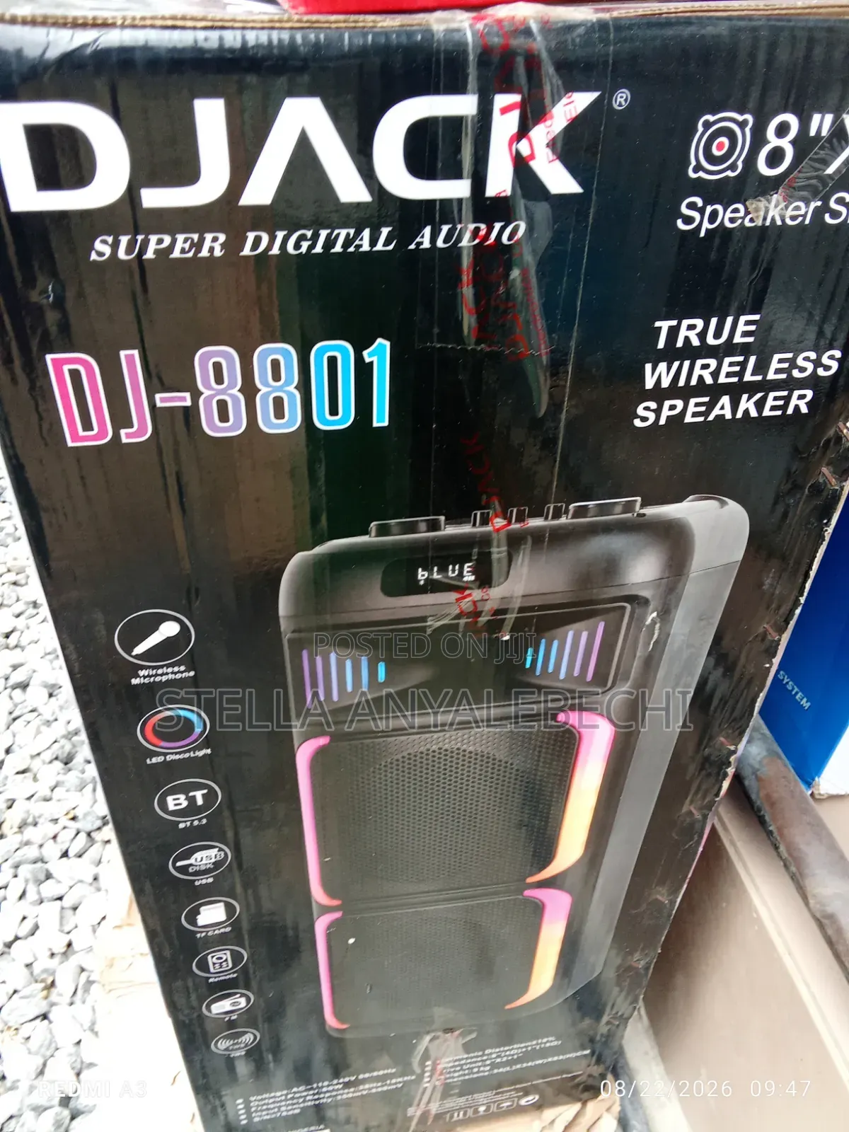 Rechargeable Heavy Duty Bluetooth Public Address System + Microphone