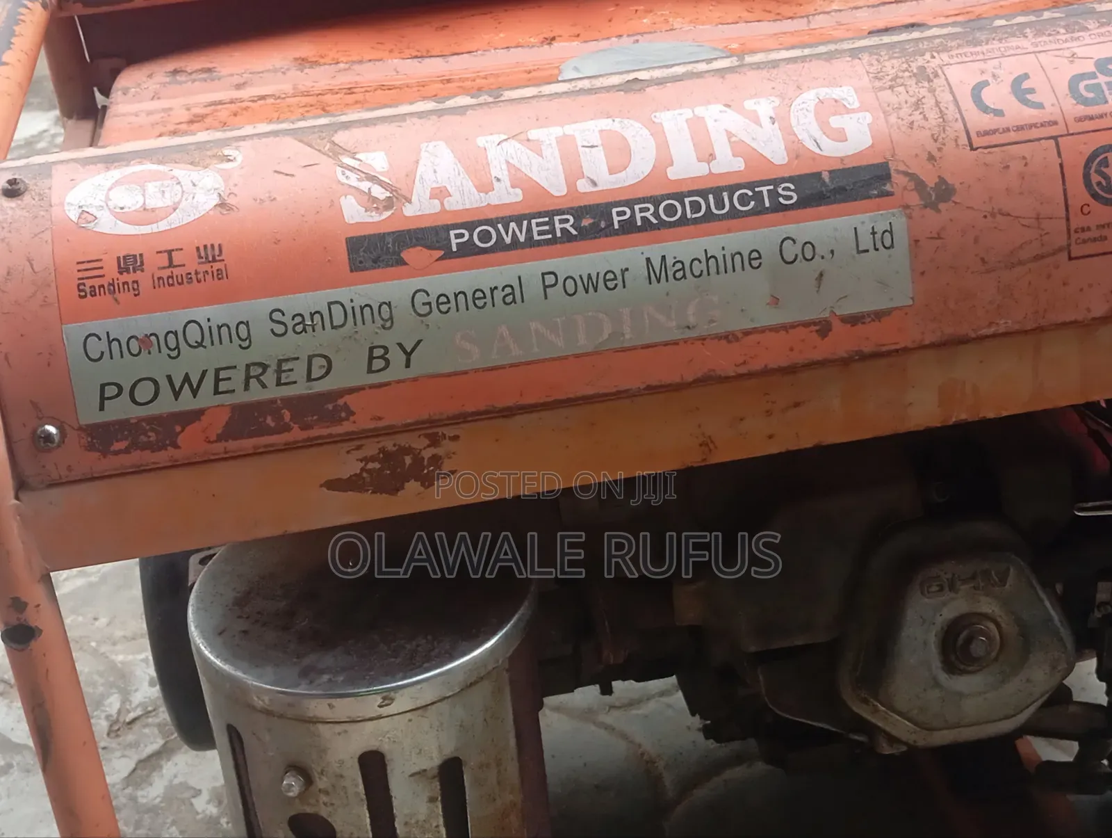 Sanding Power Fuel Generator 8.5kva With 100% Copper COIL