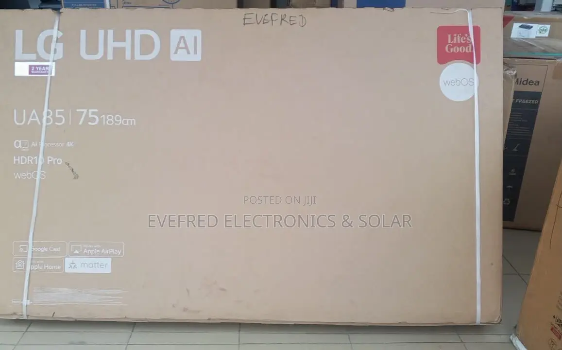 Brand New LG 75 Inches UHD TV With Magic Remote.