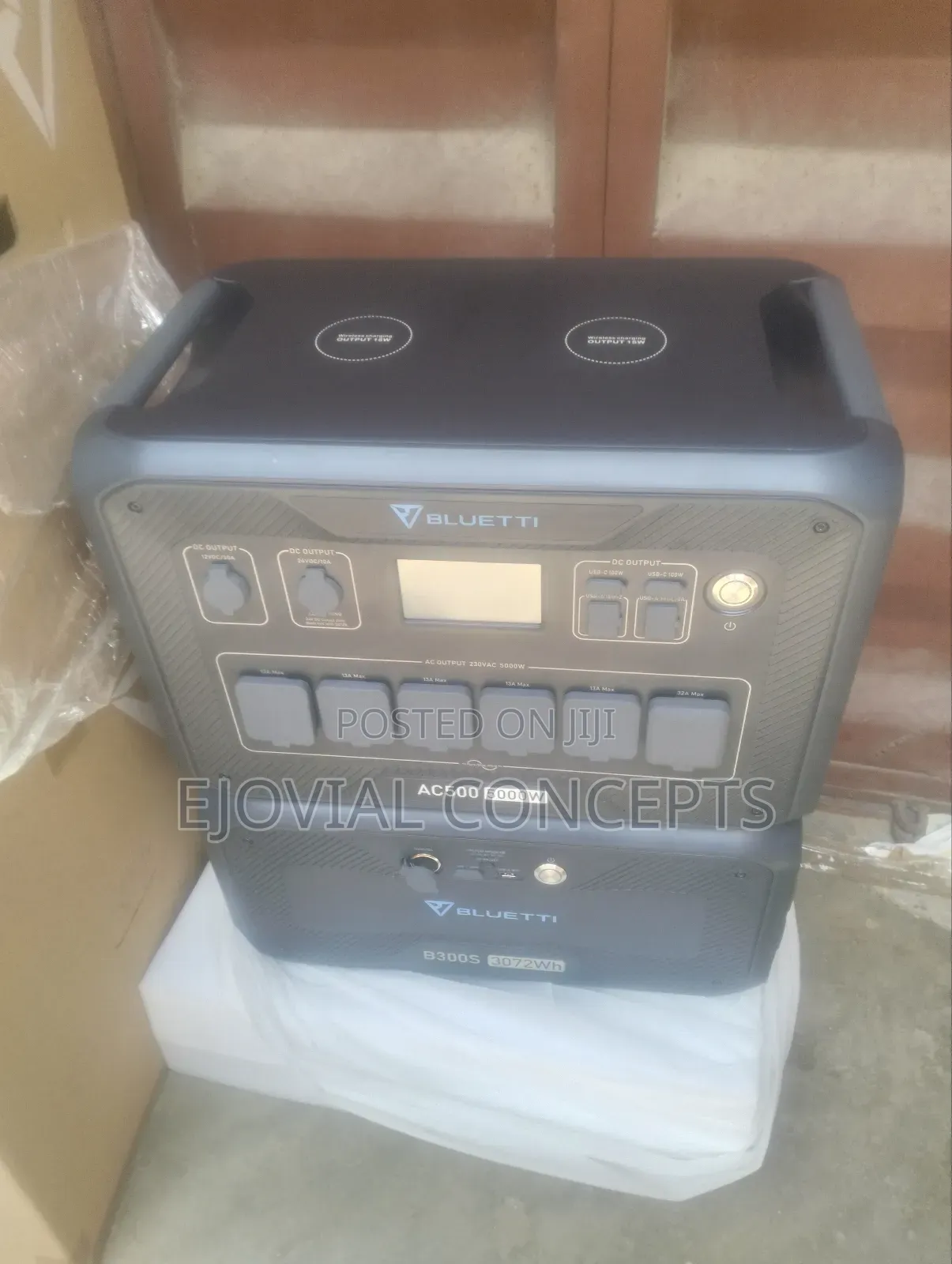 Bluetti AC500+B300S Power Station, 5000w/3072wh
