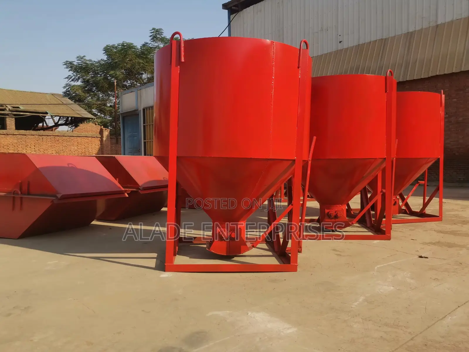 Tower Crane Bucket Construction Concrete Bucket 500 Liters