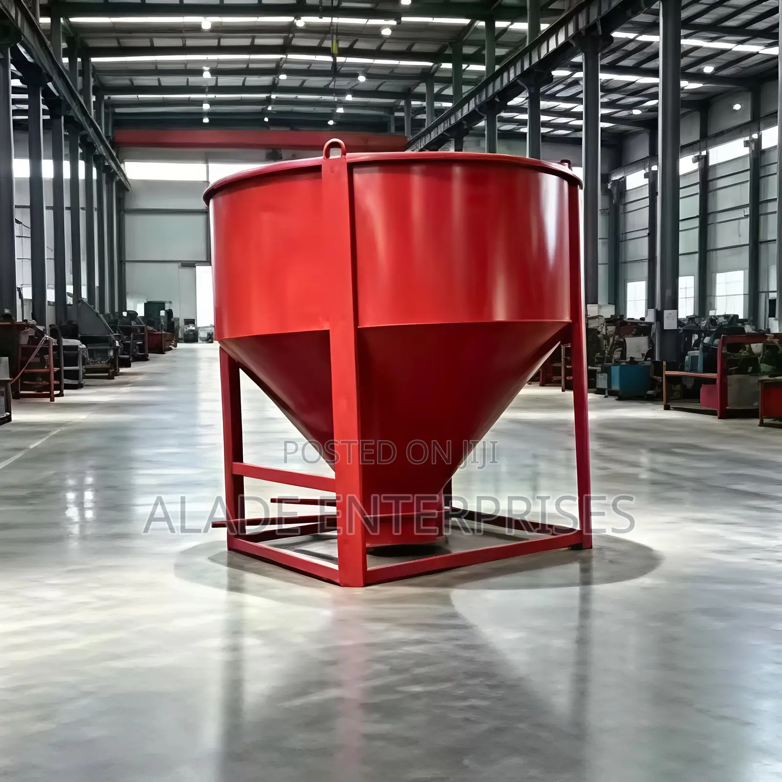 Tower Crane Bucket Construction Concrete Bucket 500 Liters