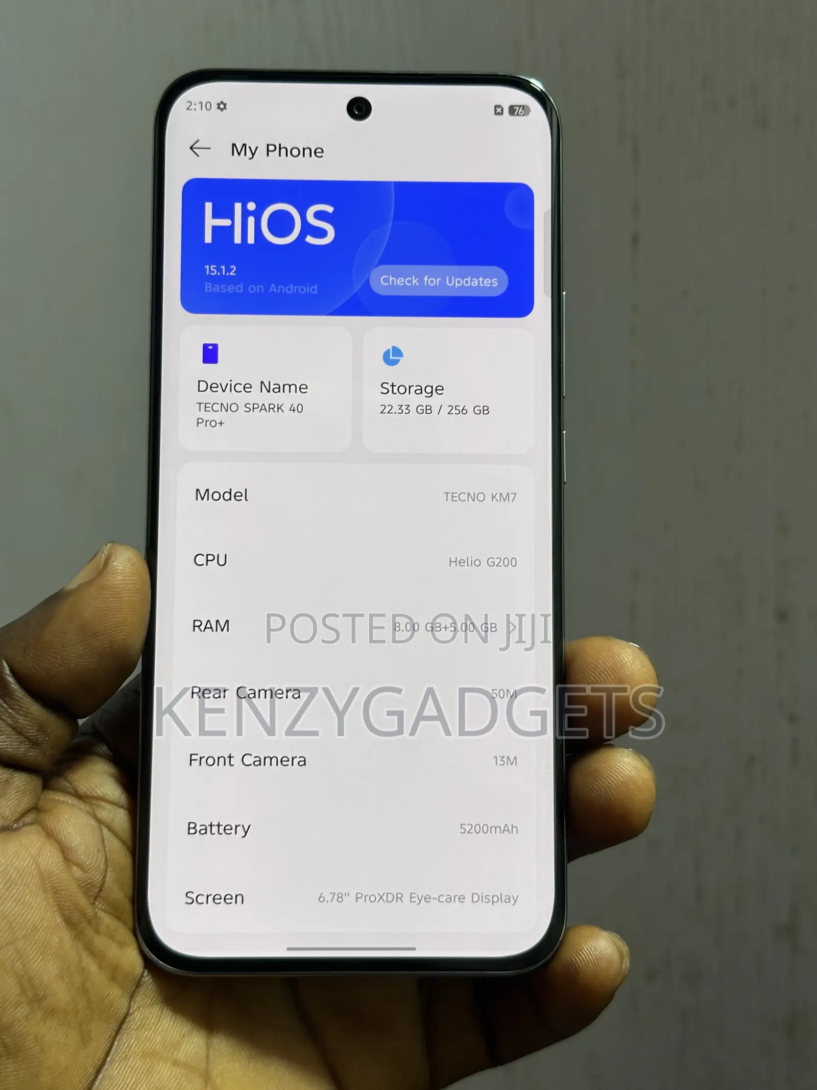Tecno Spark 40 Pro+ 256 GB