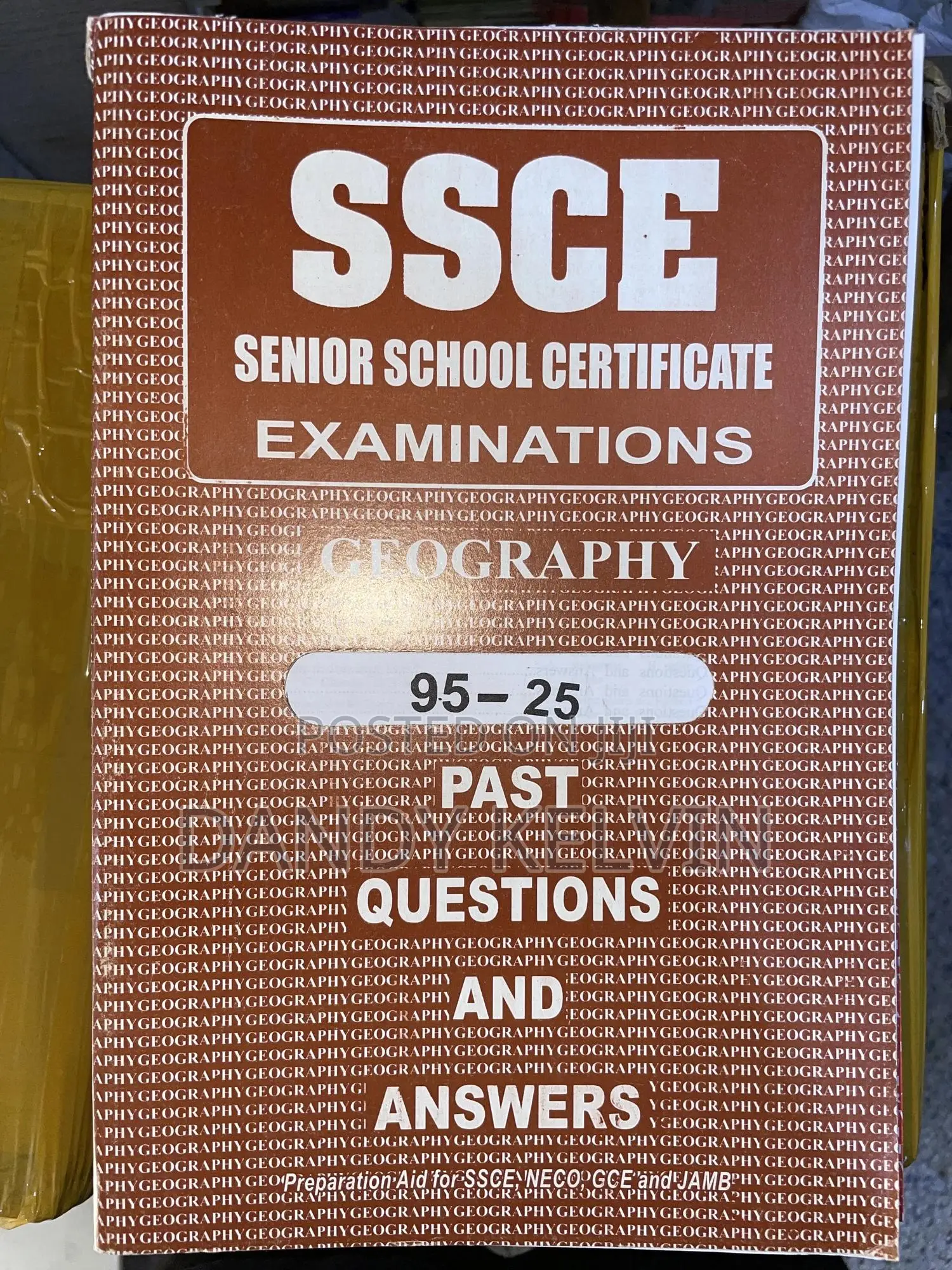 Ssce Past Question