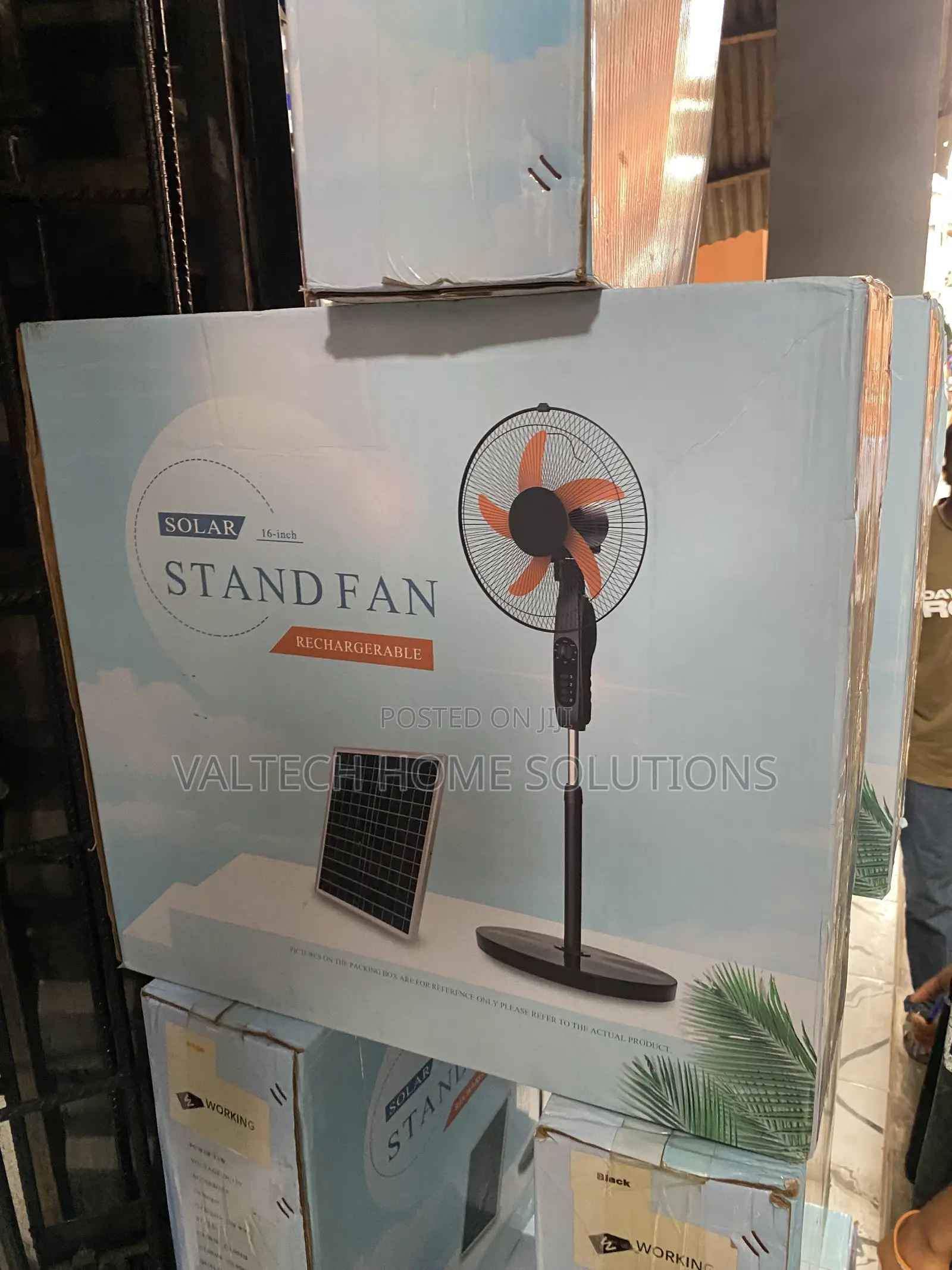 16-Inch Rechargeable Fan for Home, Shop Office
