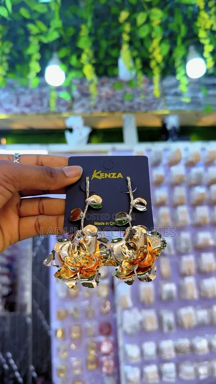 Statement Flower Earrings