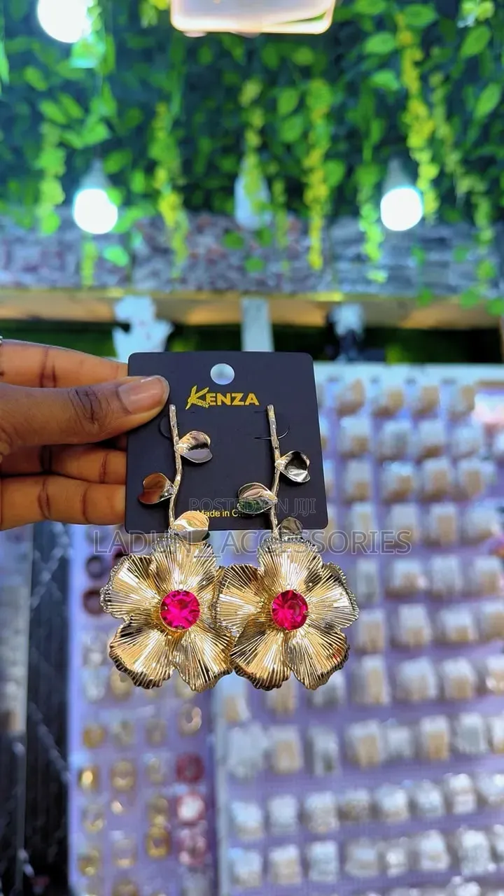 Statement Flower Earrings