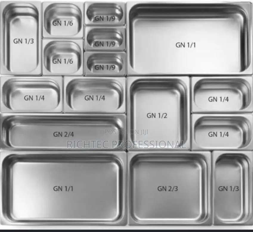 High Quality (All Sizes) Gastronorm Pan