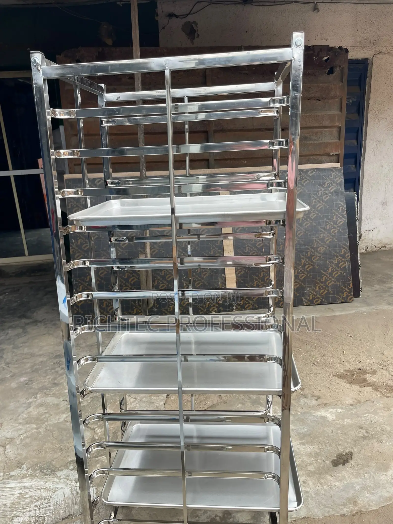 High Quality Commercial Stainless Steel Tray Rack / Food Pan Rack