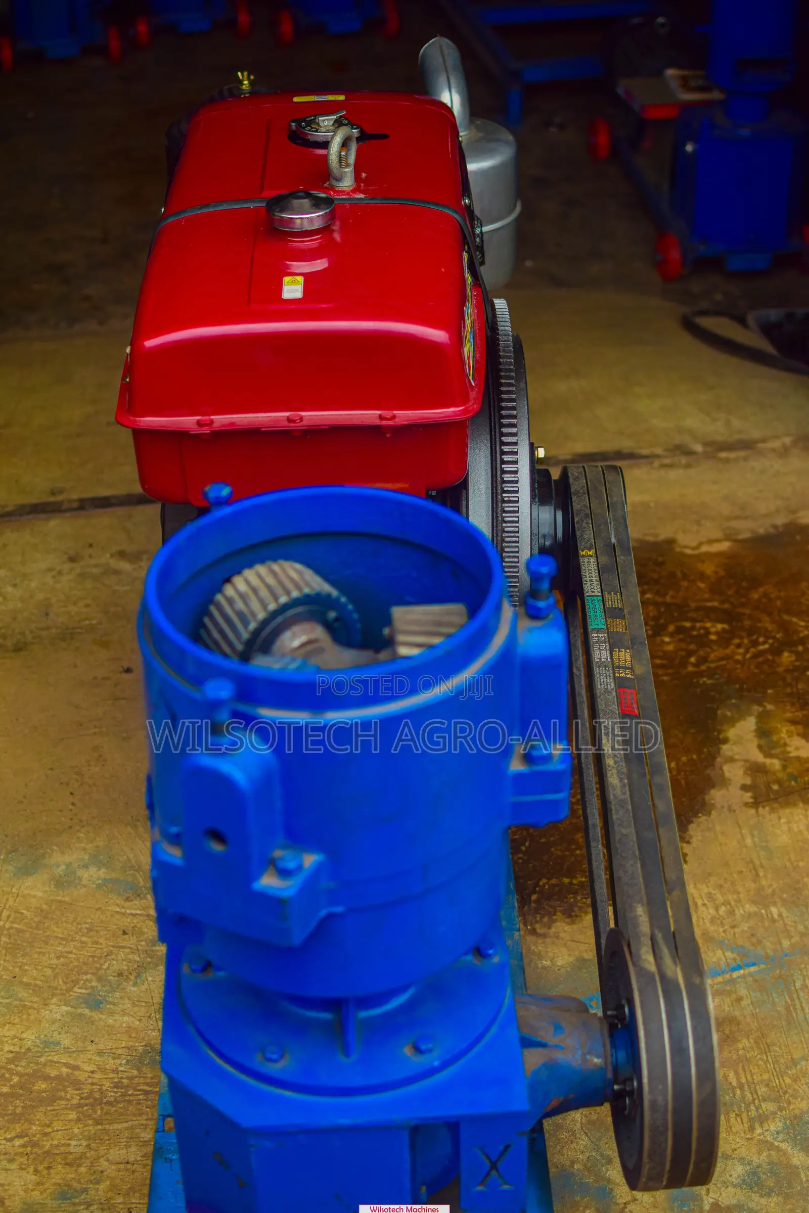 300-400kg/Hr (New Model) Diesel Engine Powered Pelletizer Machine