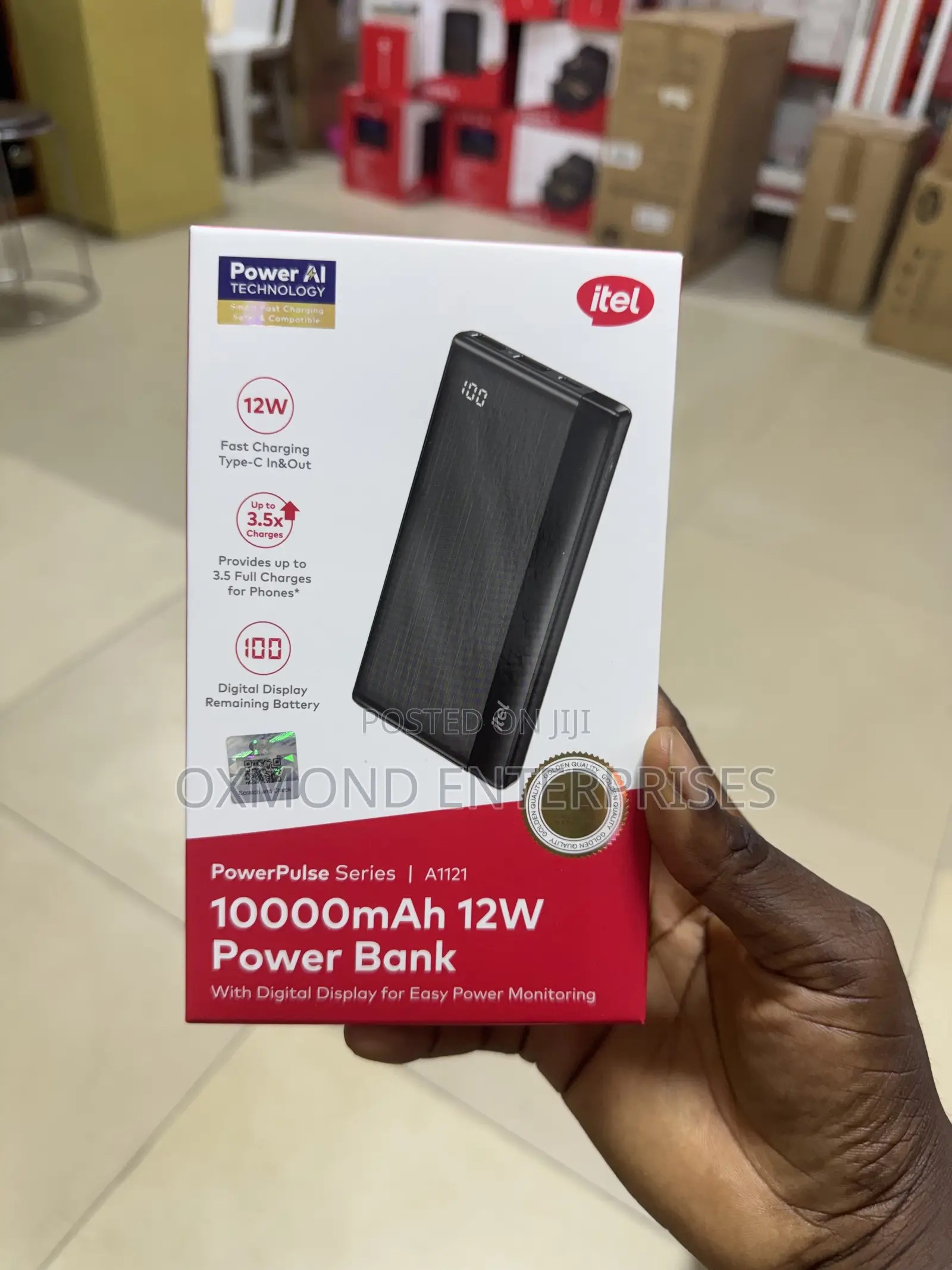 Itel 10,000 MAH Power Bank
