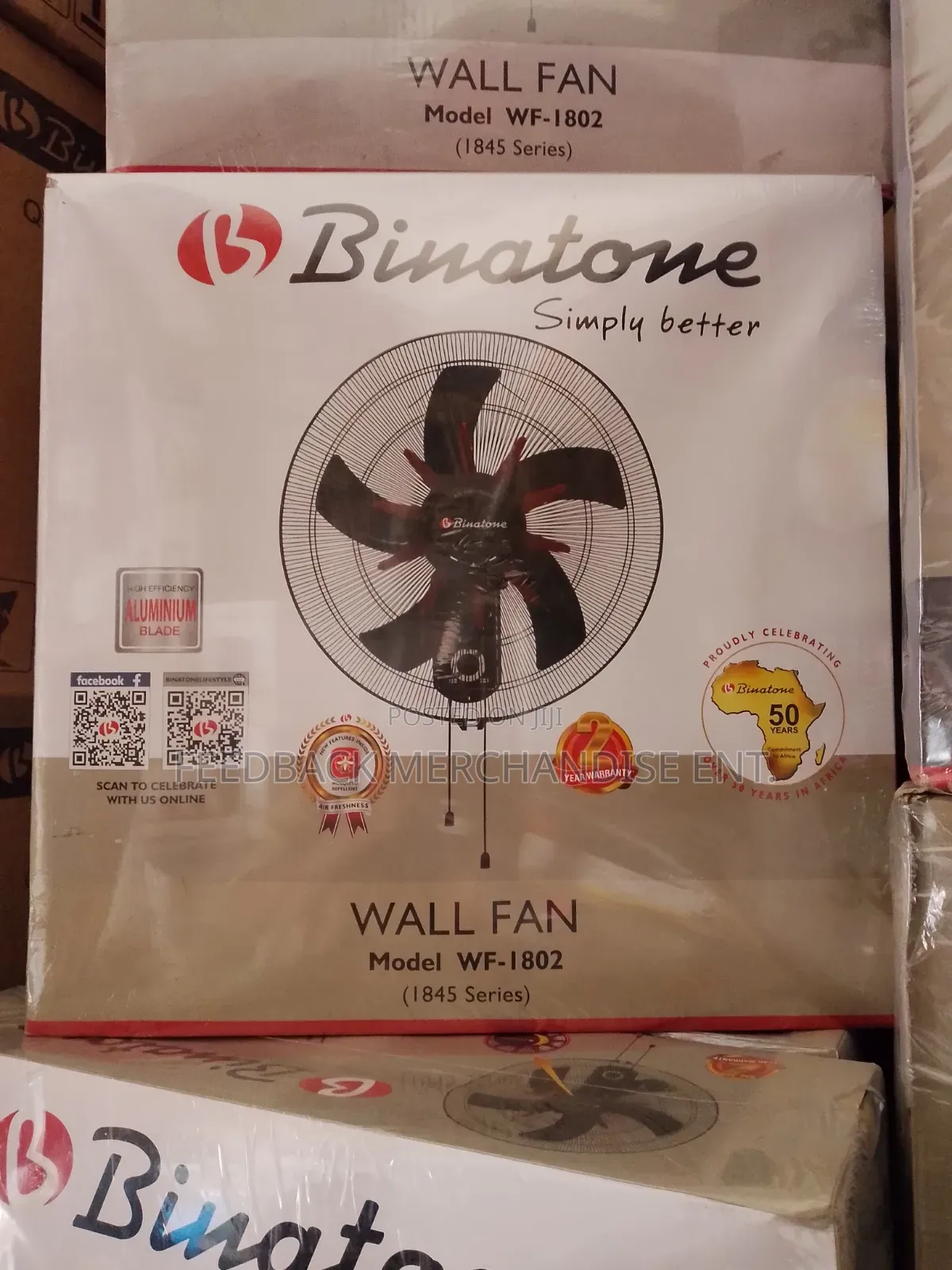 Binatone Wall Fan "18" Inches