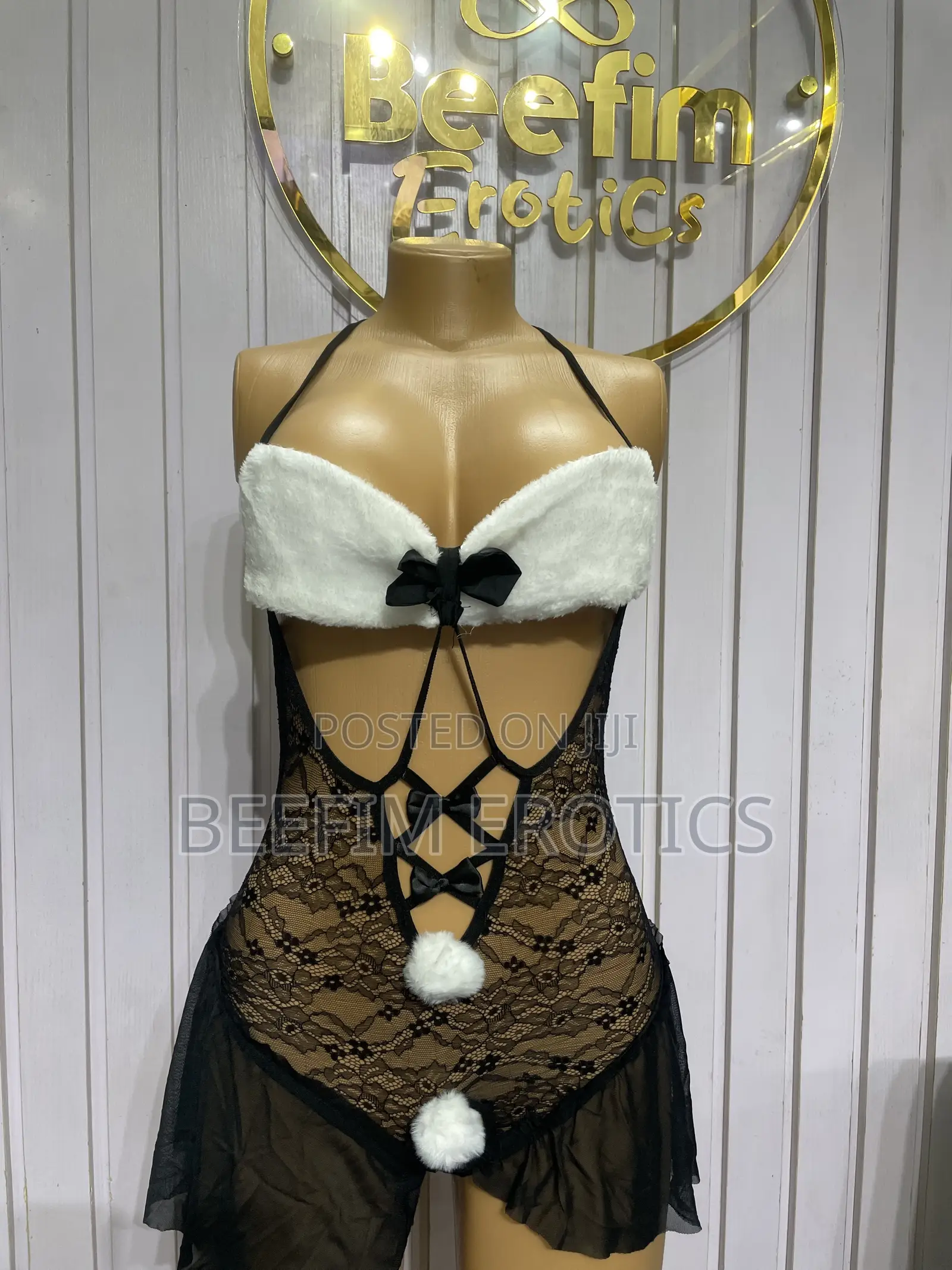Cat Lady Lingerie Set With Stockings Lace Bodysuit