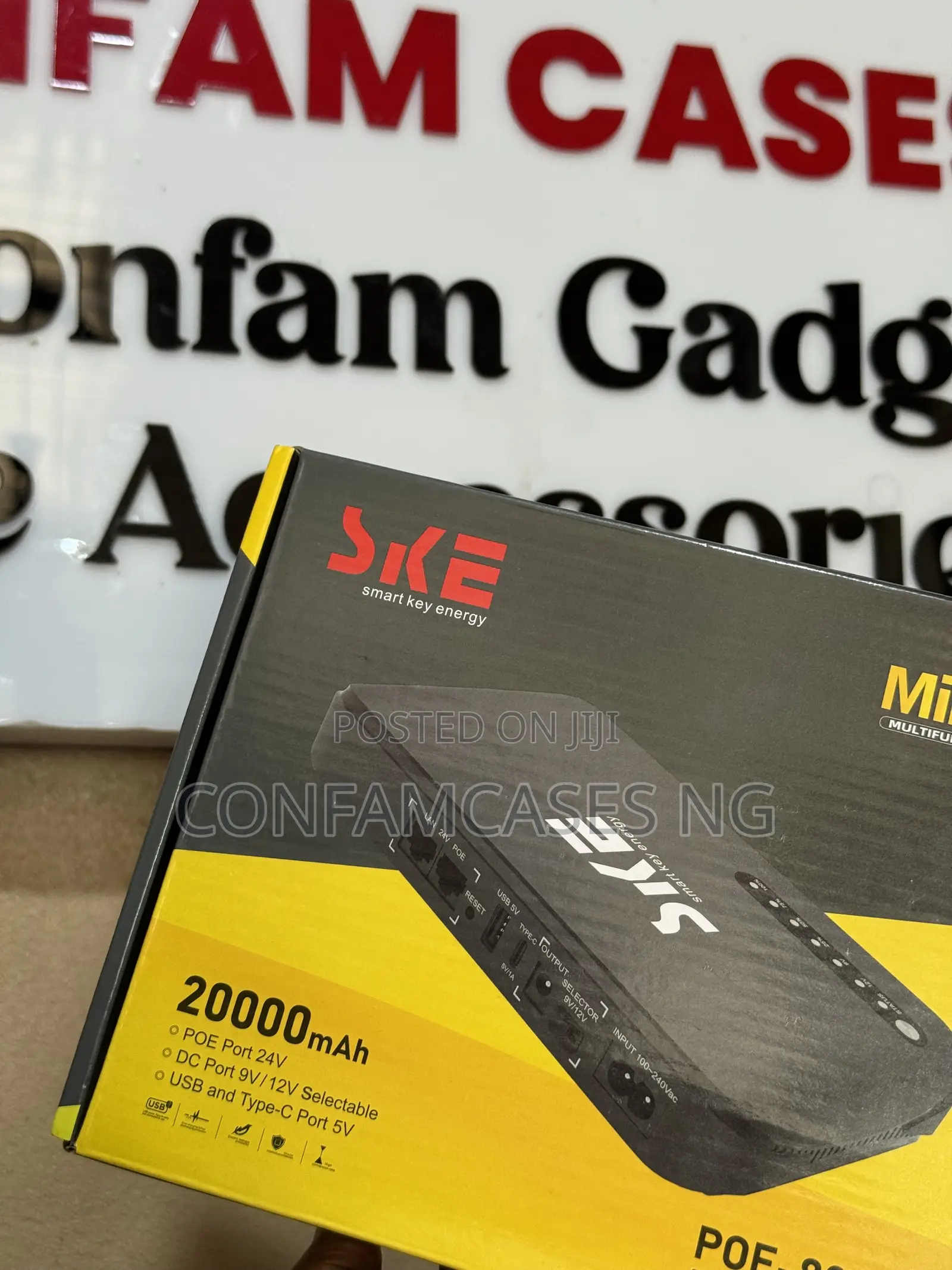SKE POE-830P 20000mAh Mini DC UPS WiFi Router Power Bank