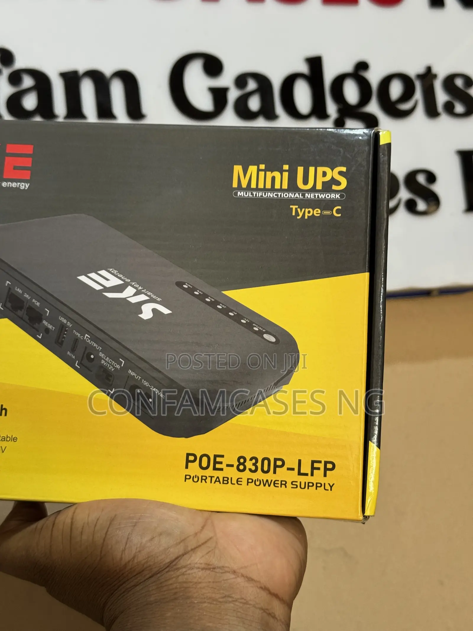 SKE POE-830P 20000mAh Mini DC UPS WiFi Router Power Bank