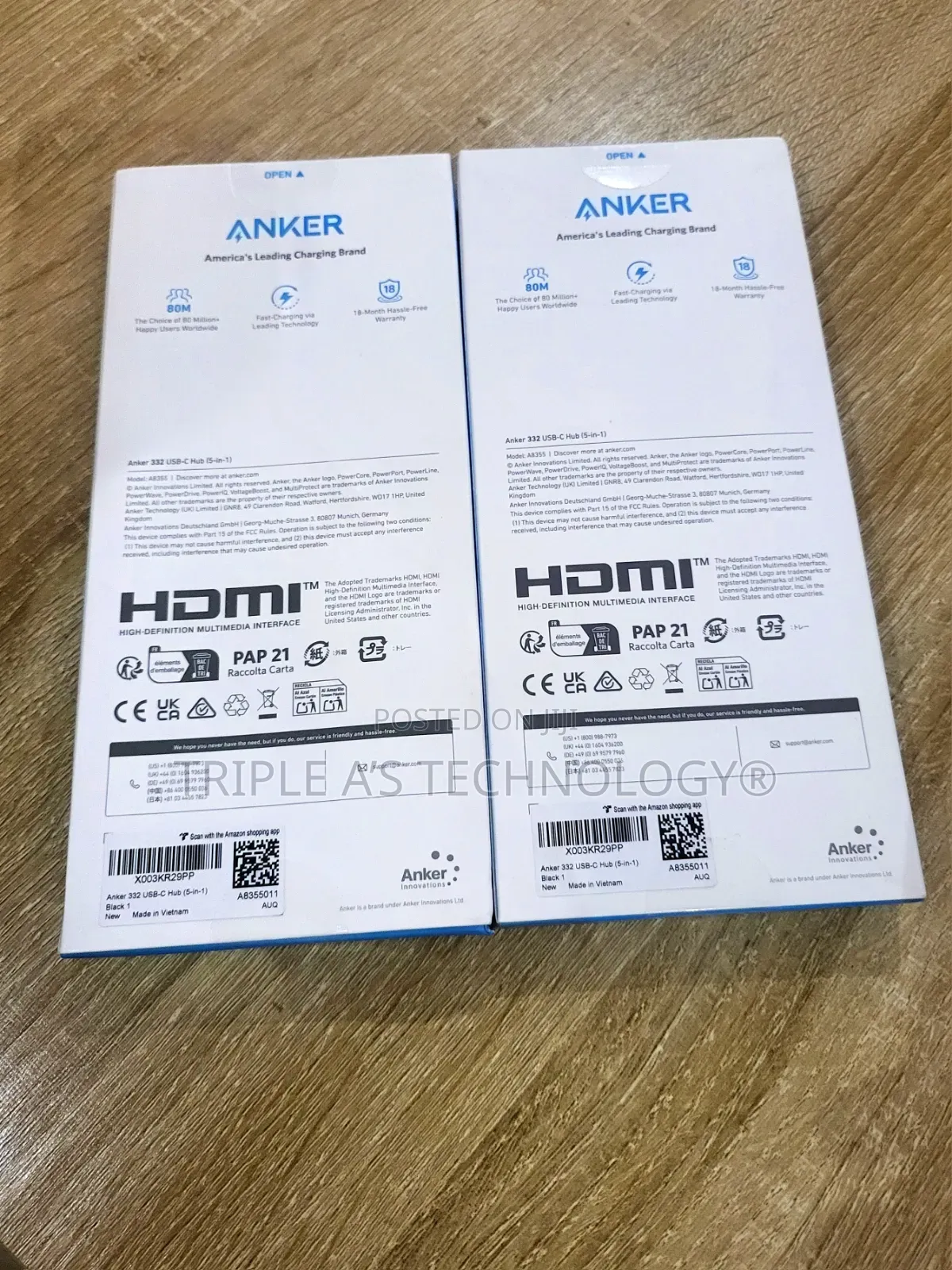 New Anker 332 USB C Hub, 5-in-1 Usbc to Hdmi Splitter With Display