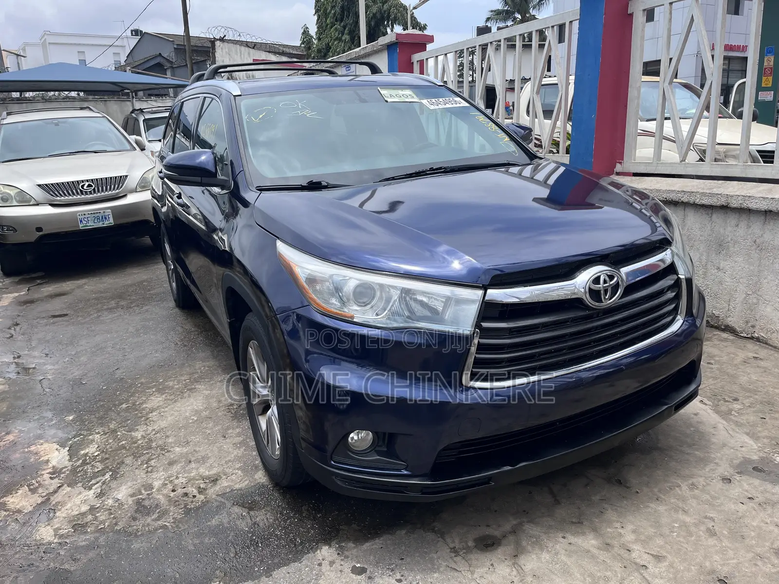 Toyota Highlander XLE 4dr SUV AWD (3.5L 6cyl 6A) 2015 Blue