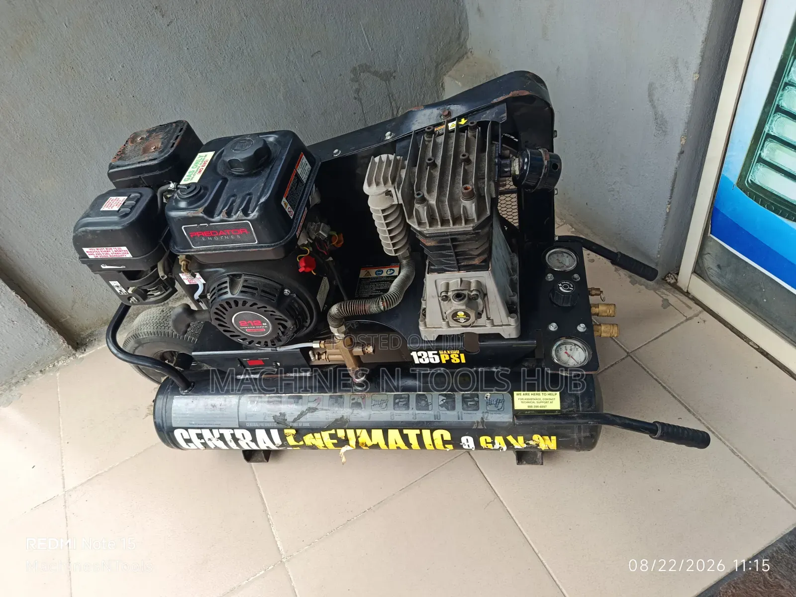 Central Pneumatic Air Compressor