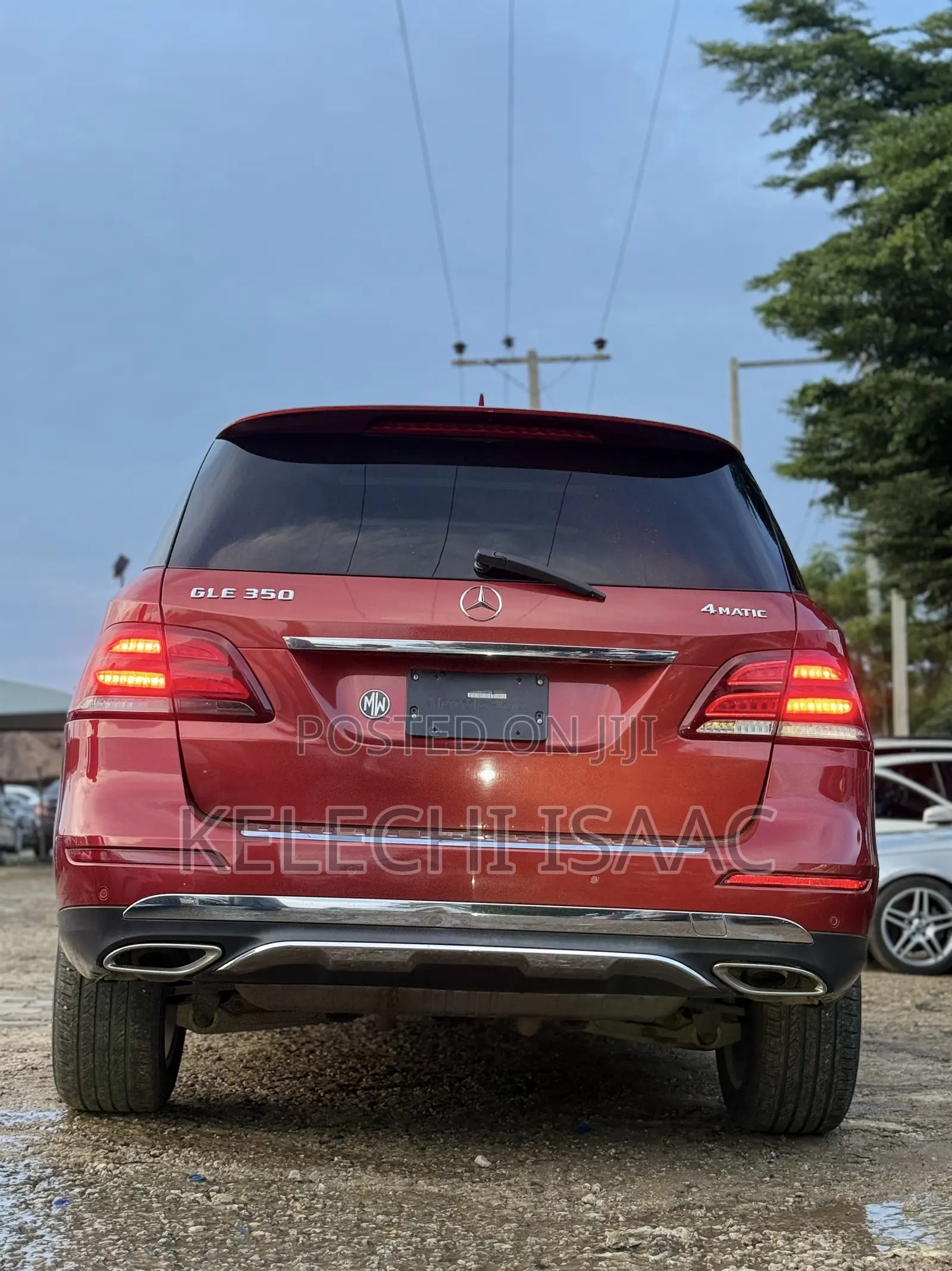Mercedes-Benz GLE-Class GLE 350d 4MATIC 2017 Red