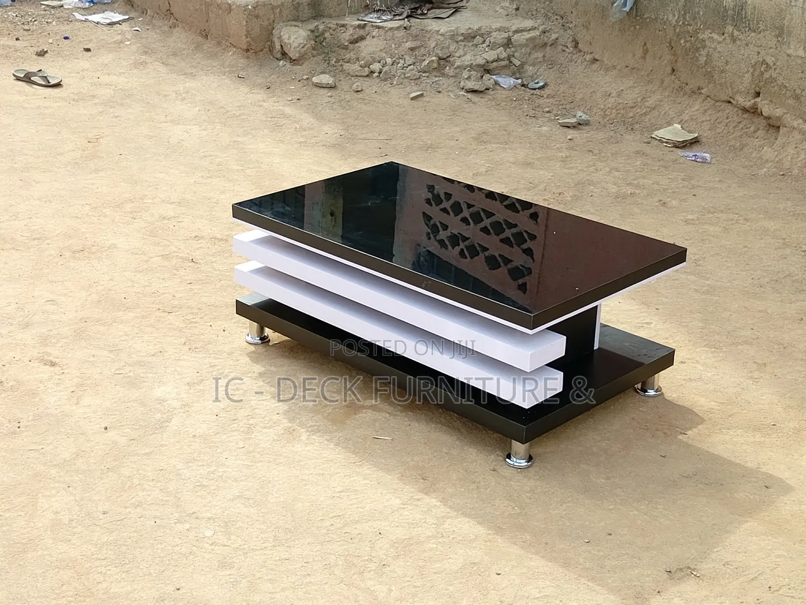 TBL53 Classy Center Table W/ Glass Top