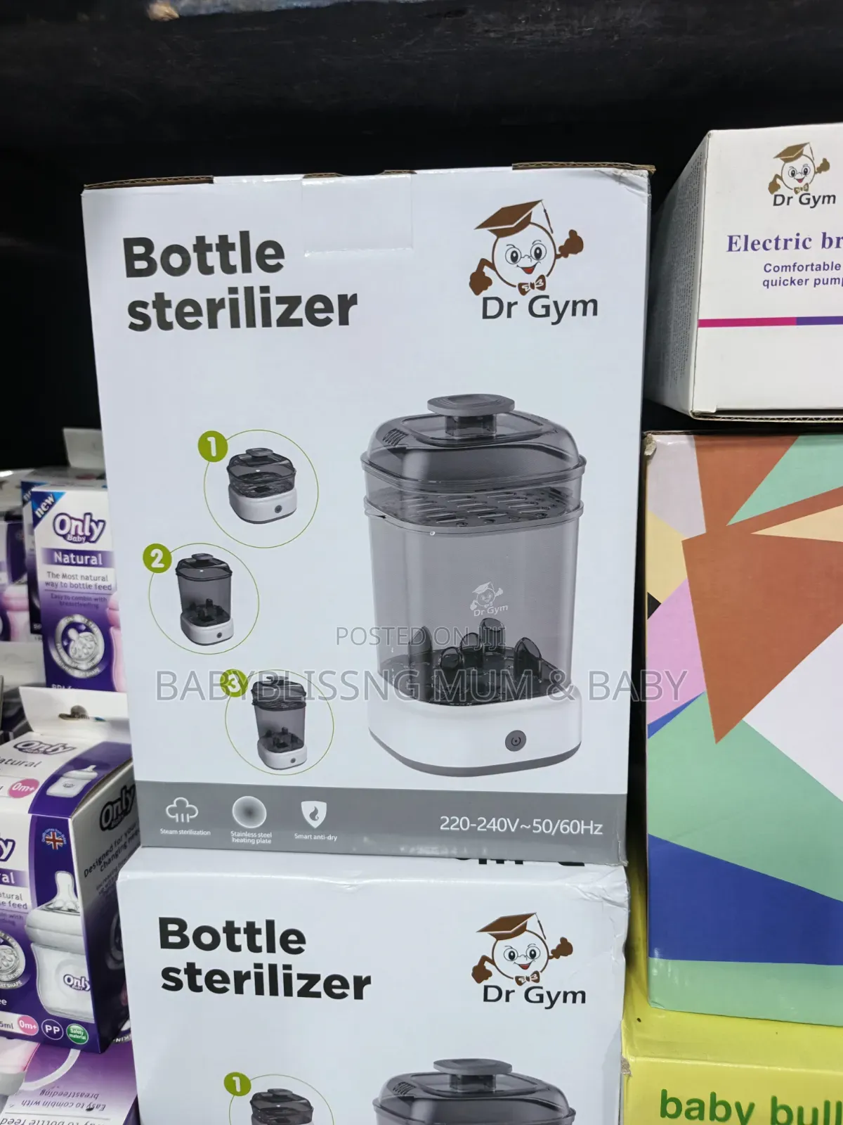 Dr. Gym Baby Bottle Steam Sterilizer