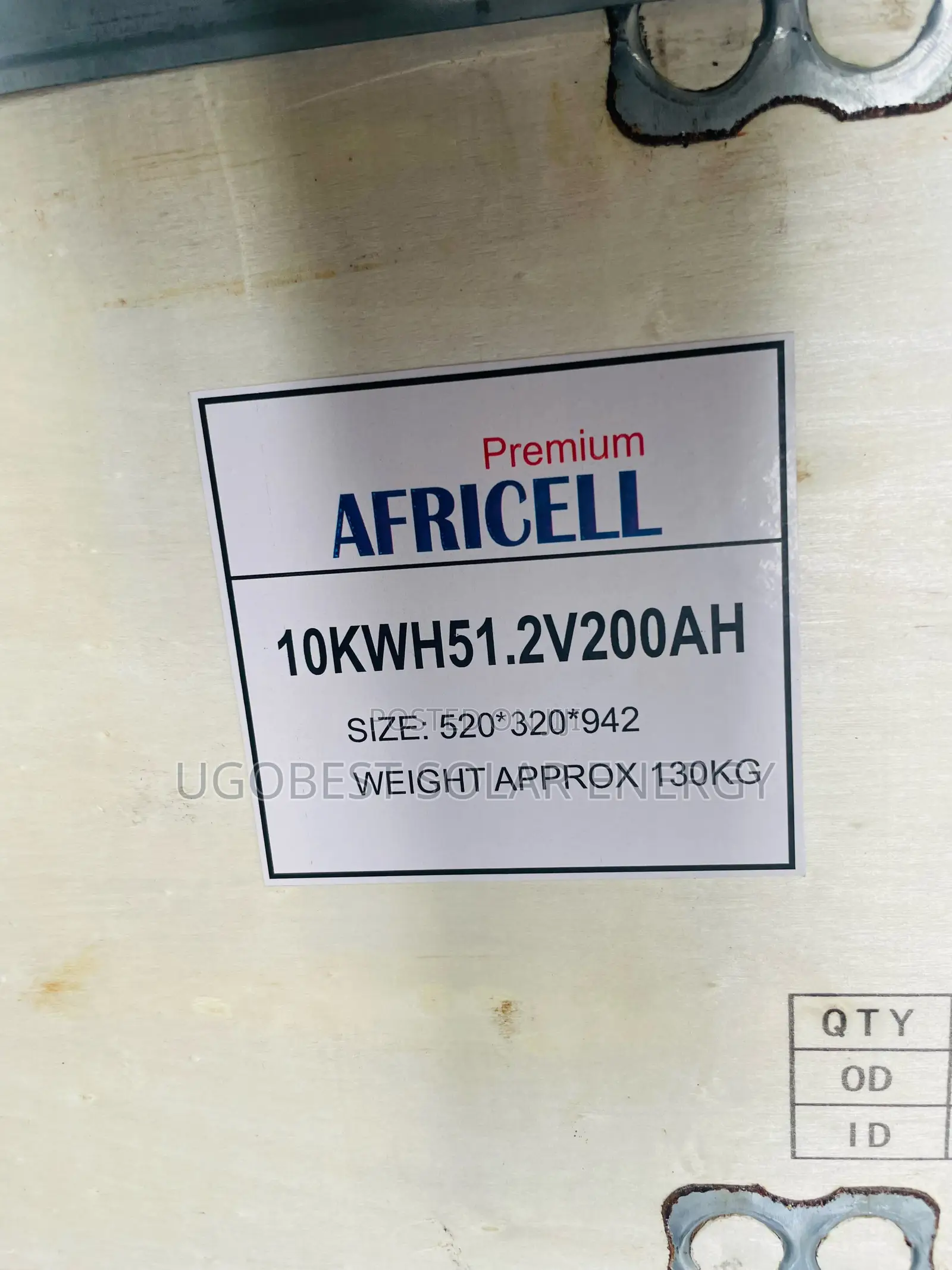 10kwh 48v Africell Lithium Ion Battery