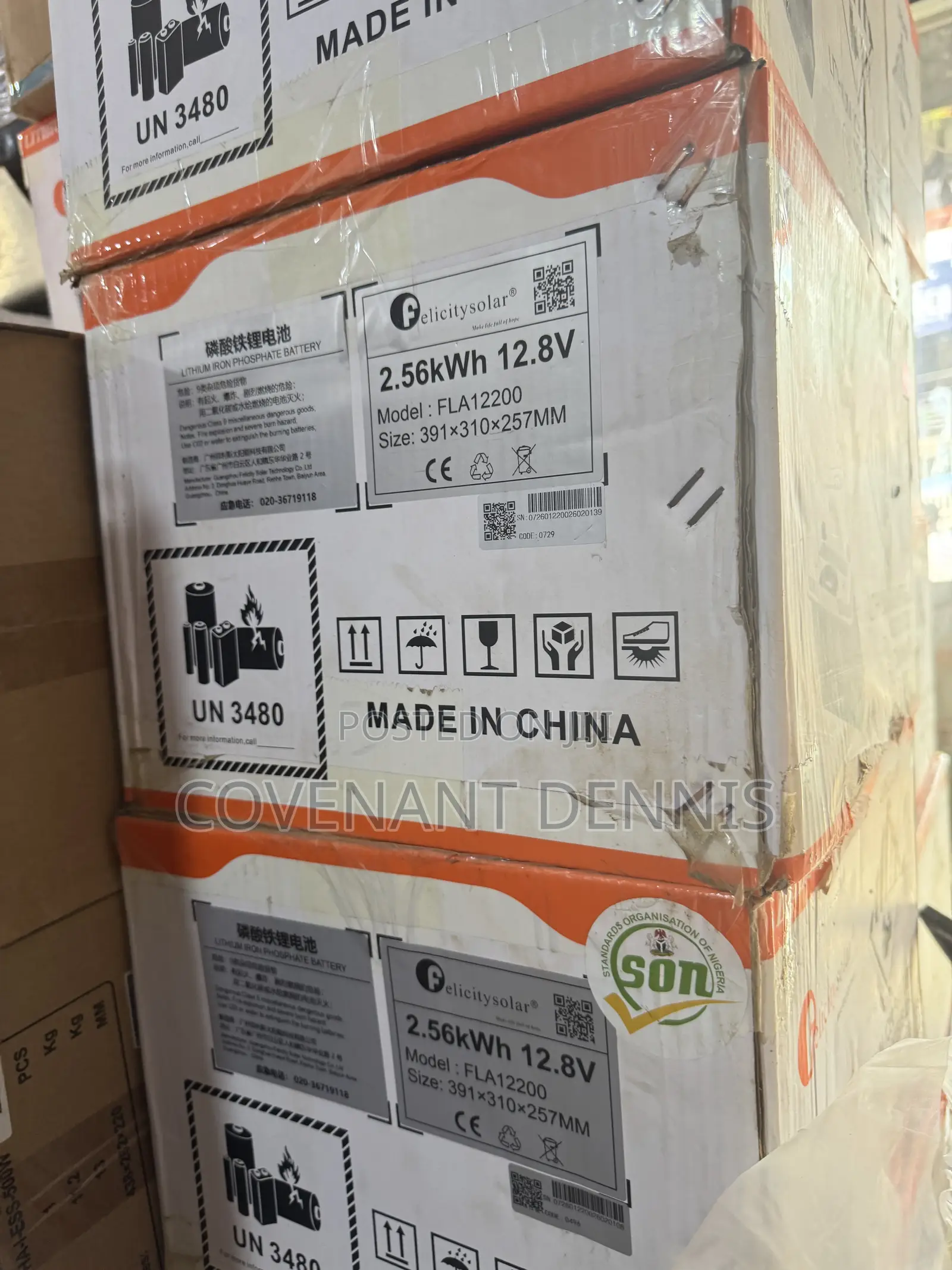 Felicity 2.56kwh 12v Lithium Ion Battery