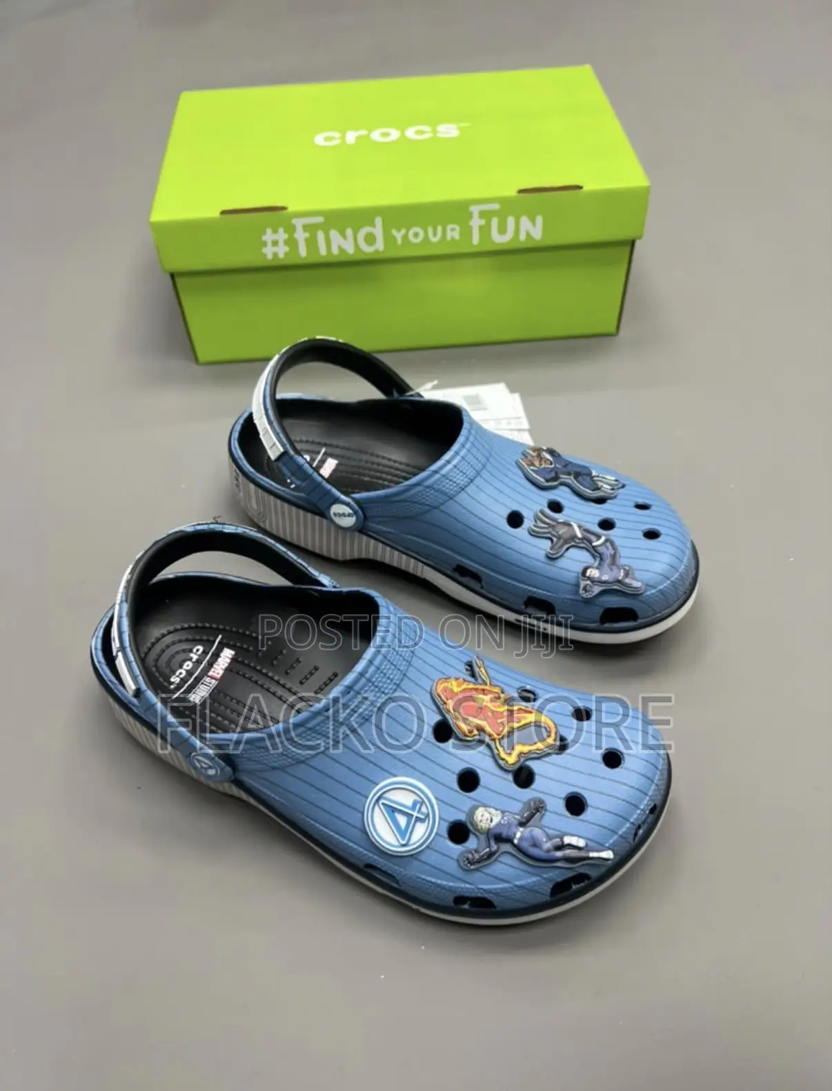 Original Naruto X Marvel Crocs