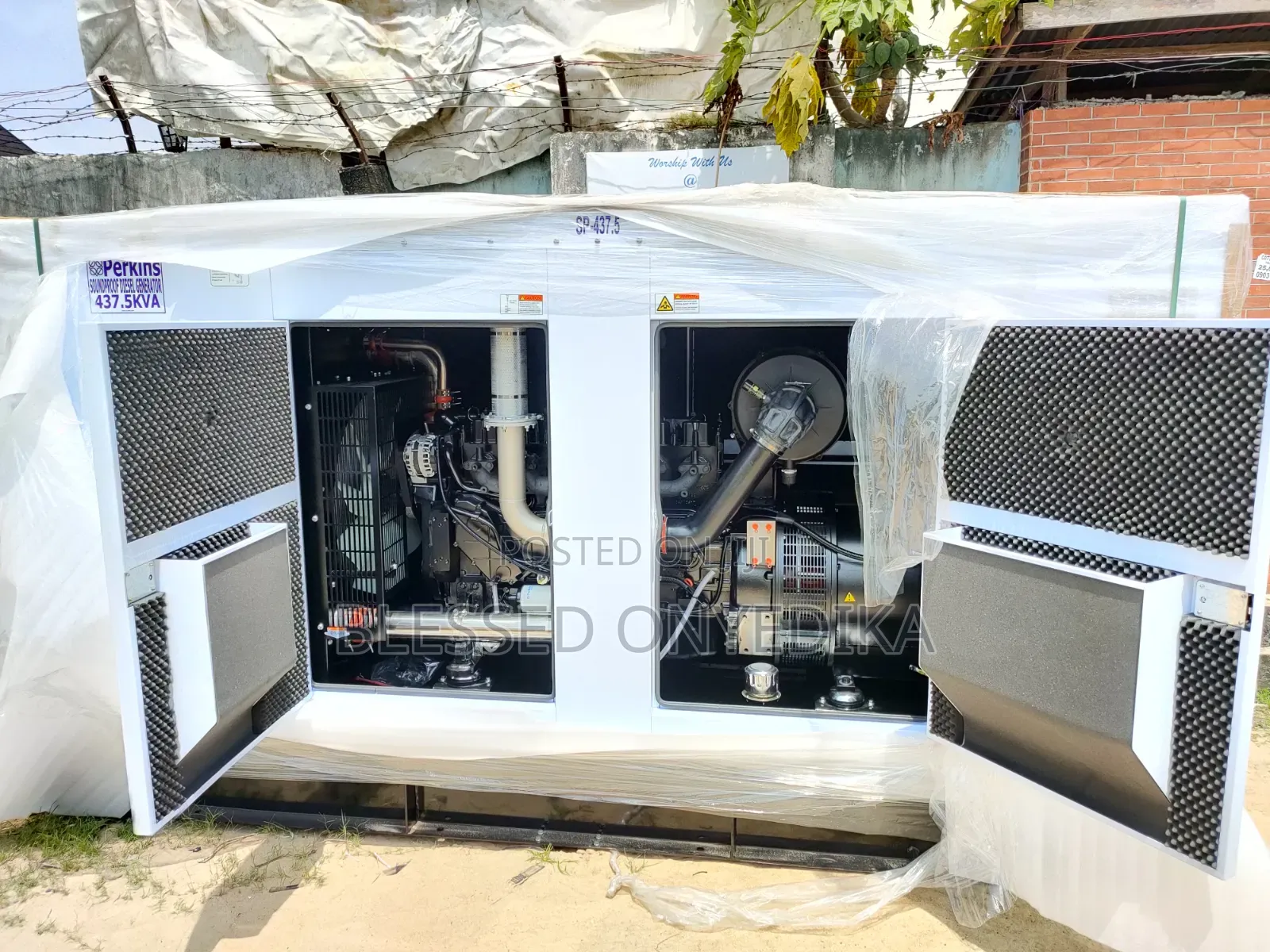 437.5kva Perkins Soundproof Made in England