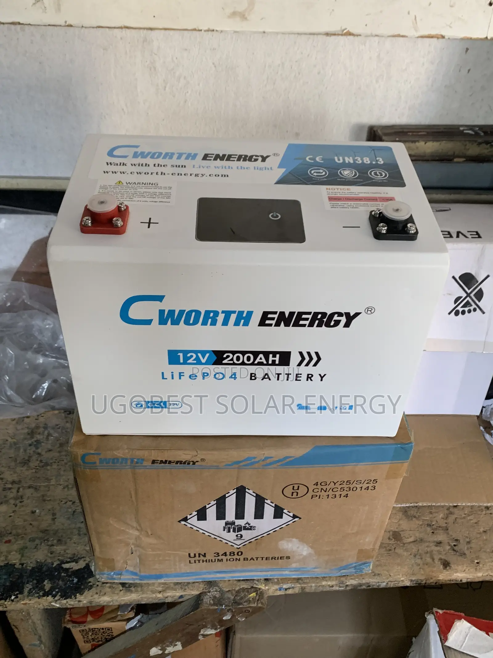 200ah 2.56kwh 12v Cworth Lithium Ion Battery
