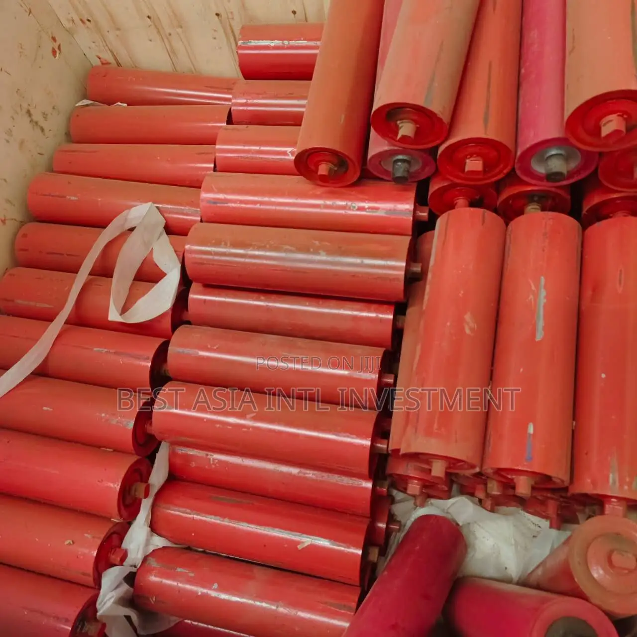 Industrial Steel Conveyor Belt Idler Rollers