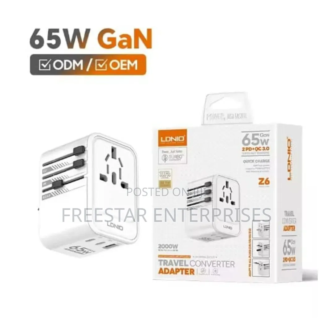 LDNIO 65W Travel Adapter/Converter