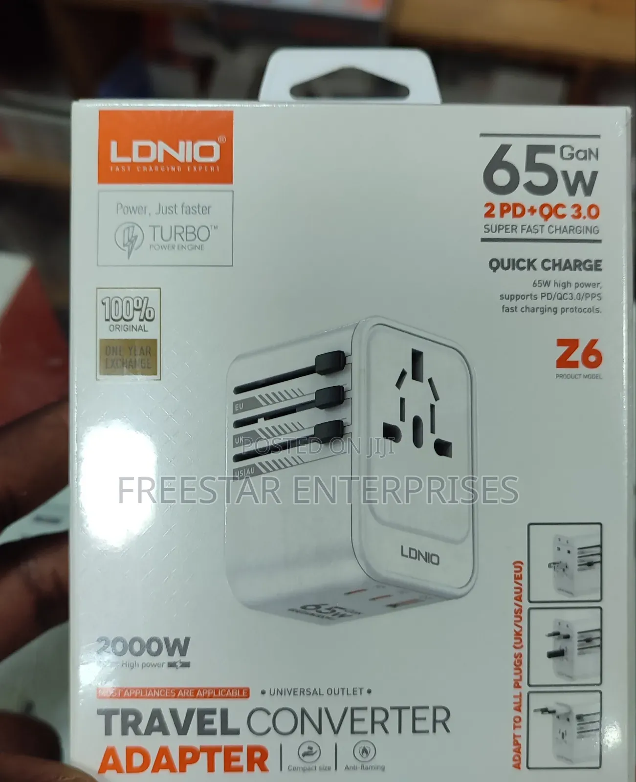 LDNIO 65W Travel Adapter/Converter