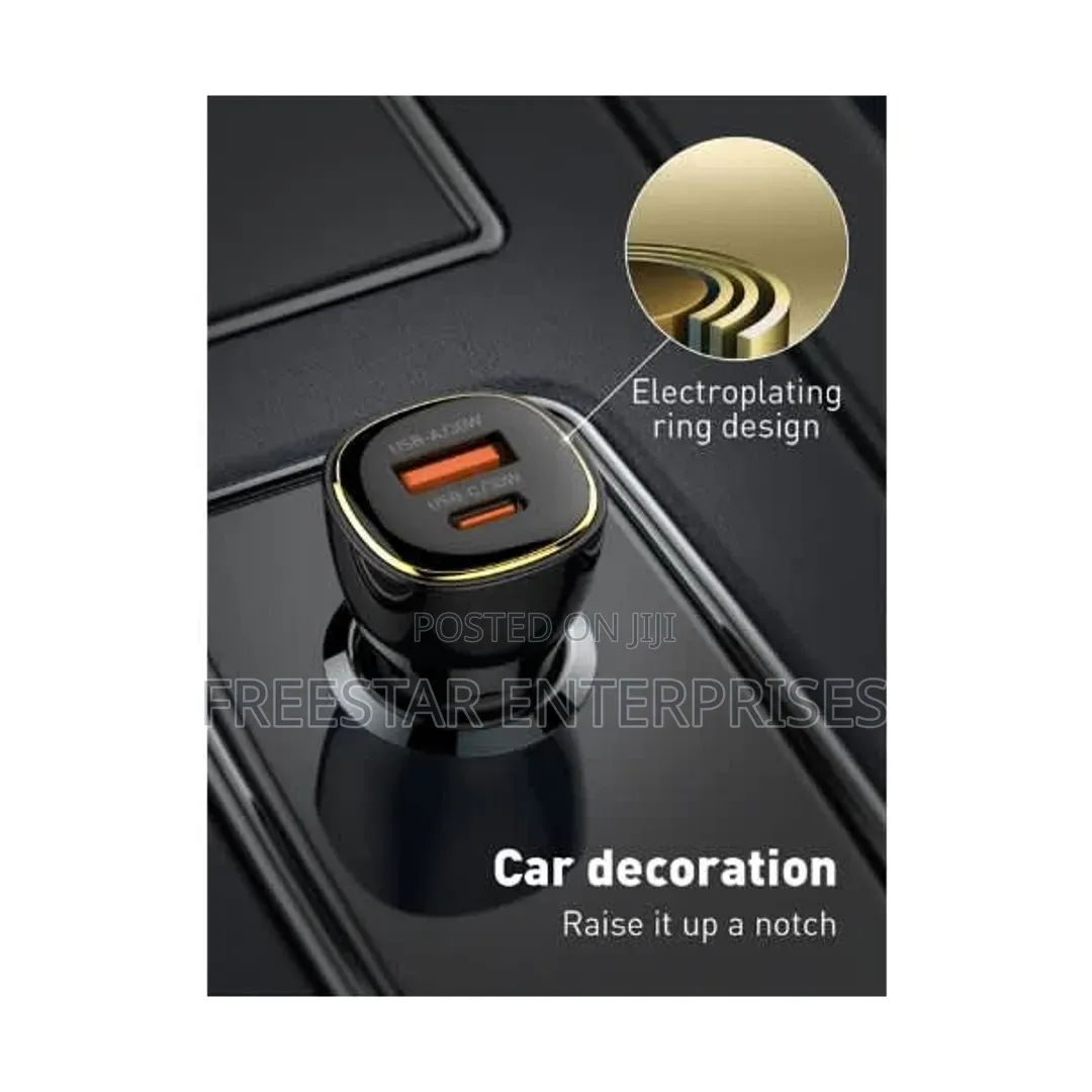 60W PD QC Super Fast Car Charger C103
