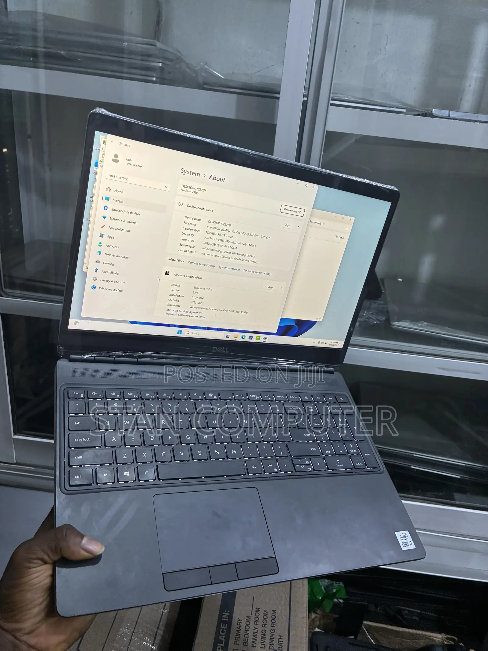 Laptop Dell Precision 7550 16GB Intel Core i7 SSD 512GB