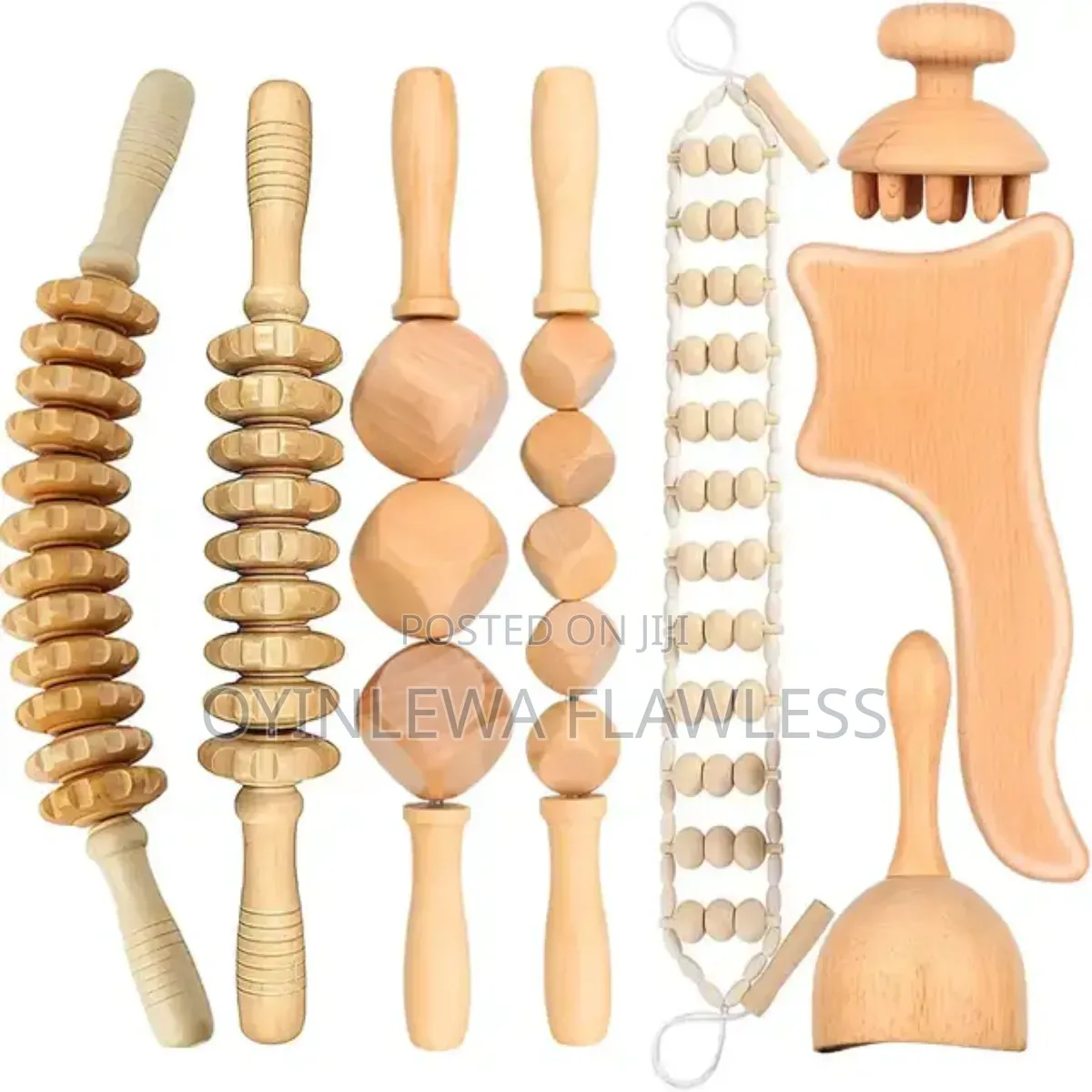 6 in 1 Wooden Cupping Contouring Sculpting Therapy Set