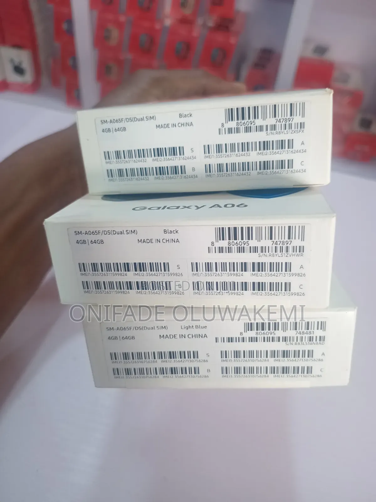 New Samsung Galaxy A06 64 GB Black