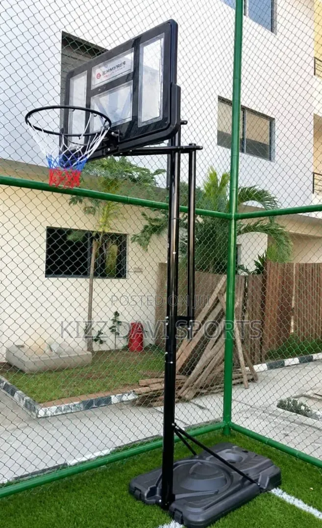American Fitness 10 Feet Adjustable Basketball Stand