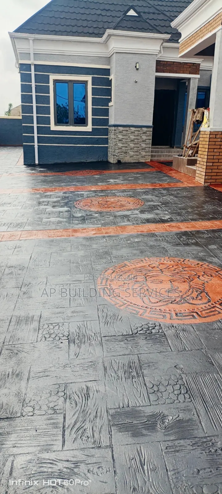 3D Stamped Concrete