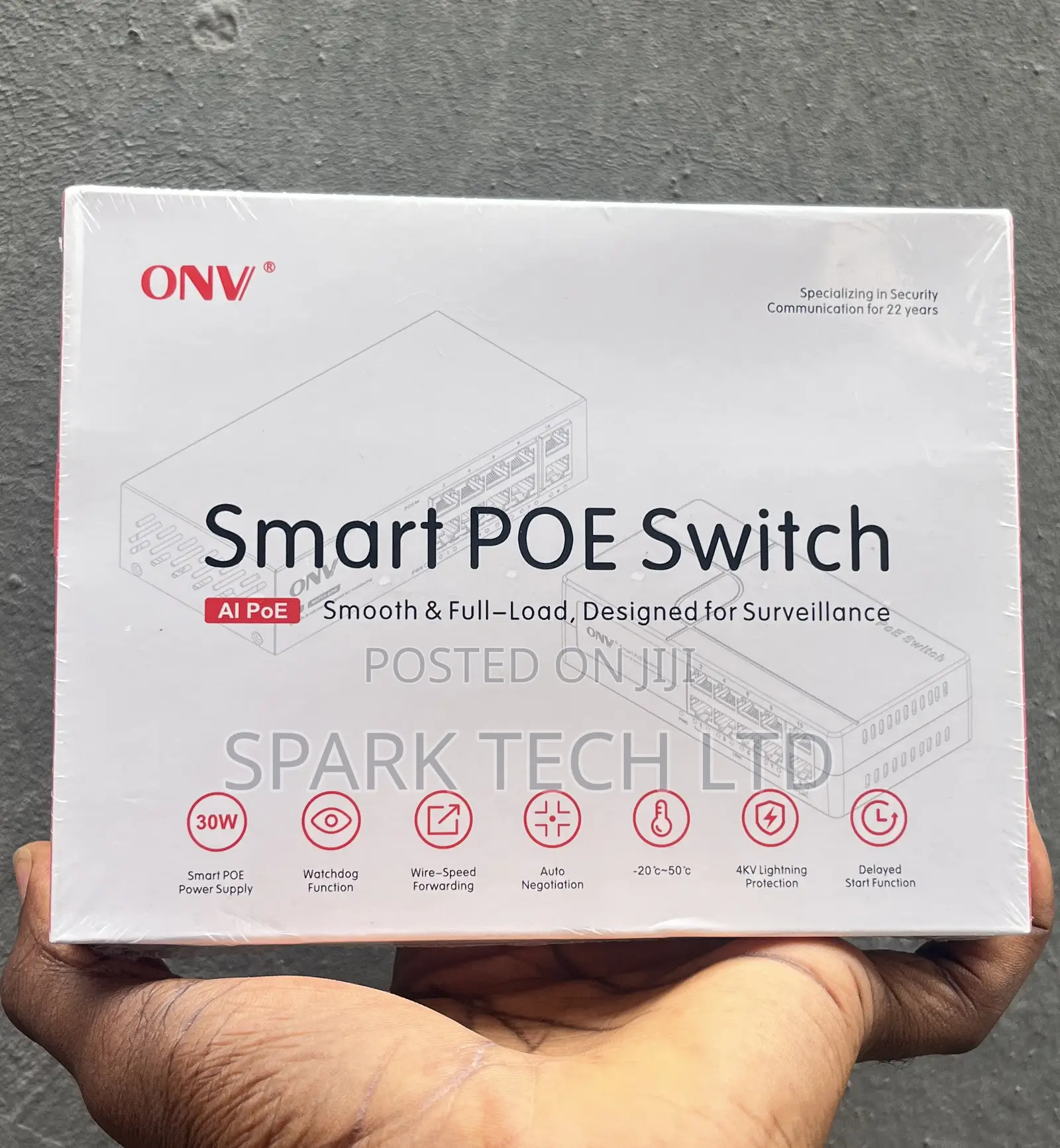 ONV 8 Port Smart Switch