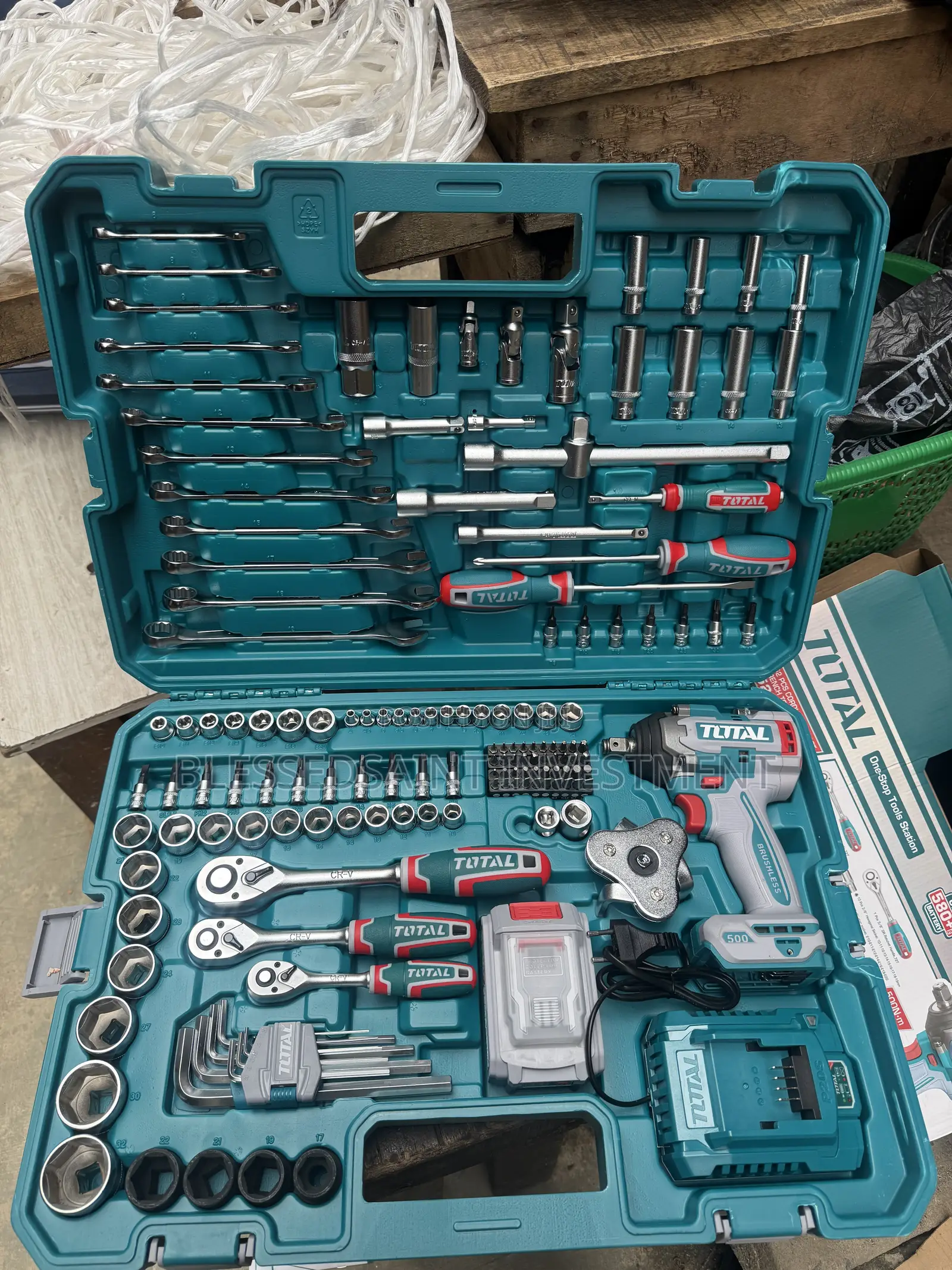 152 PCS Cordless Impact Wrench Tools Set