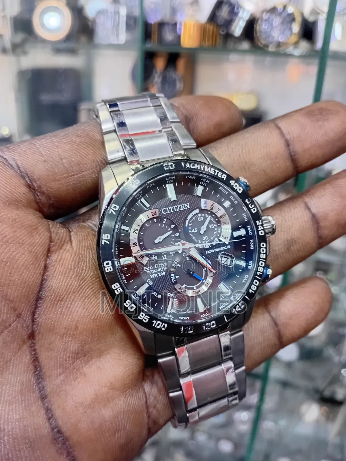 Citizen Men's Eco-Drive Stainless Steel Chrono Perpetual Calendar